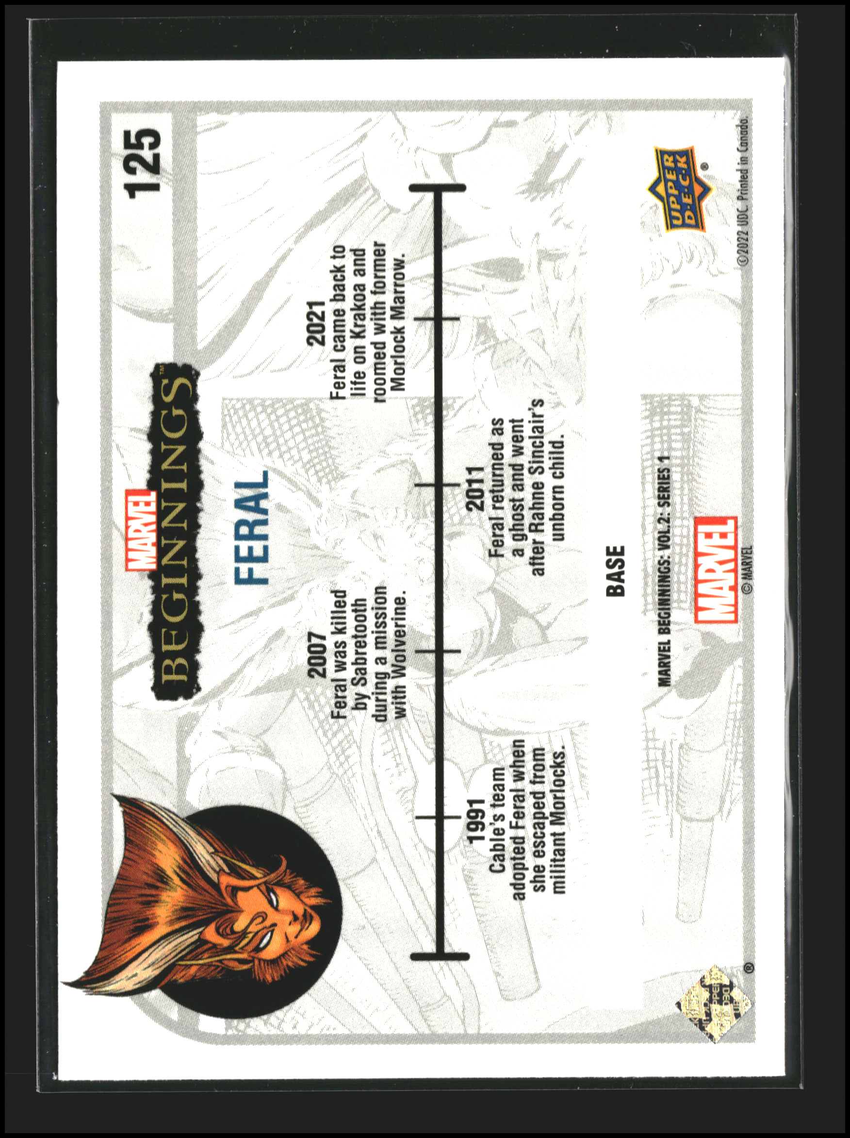 Feral #125 - Marvel Beginnings Vol 2 Series 1