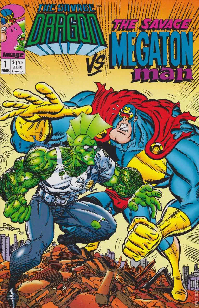 The Savage Dragon vs. Megaton Man #1 (c)