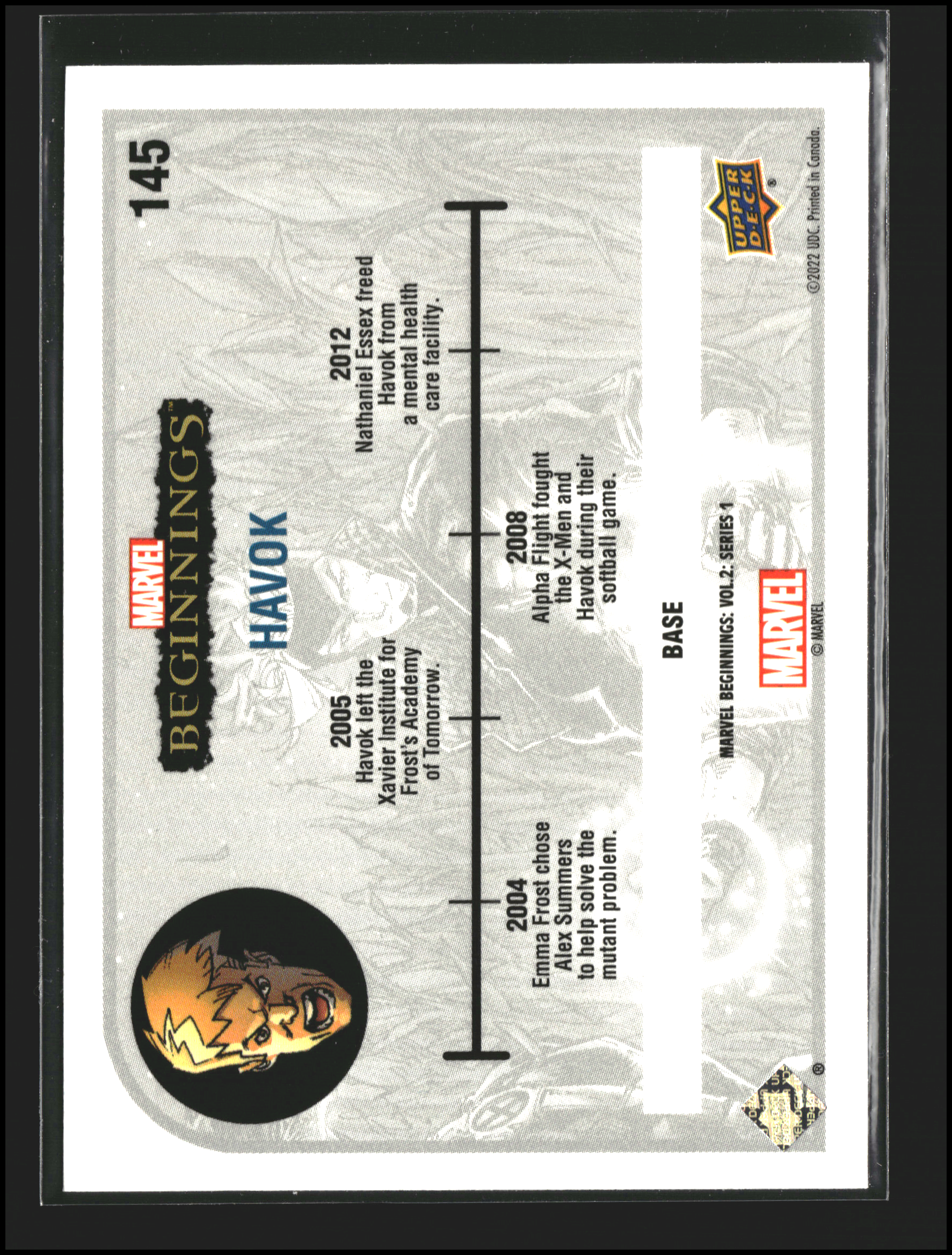 Havok #145 - Marvel Beginnings Vol 2 Series 1