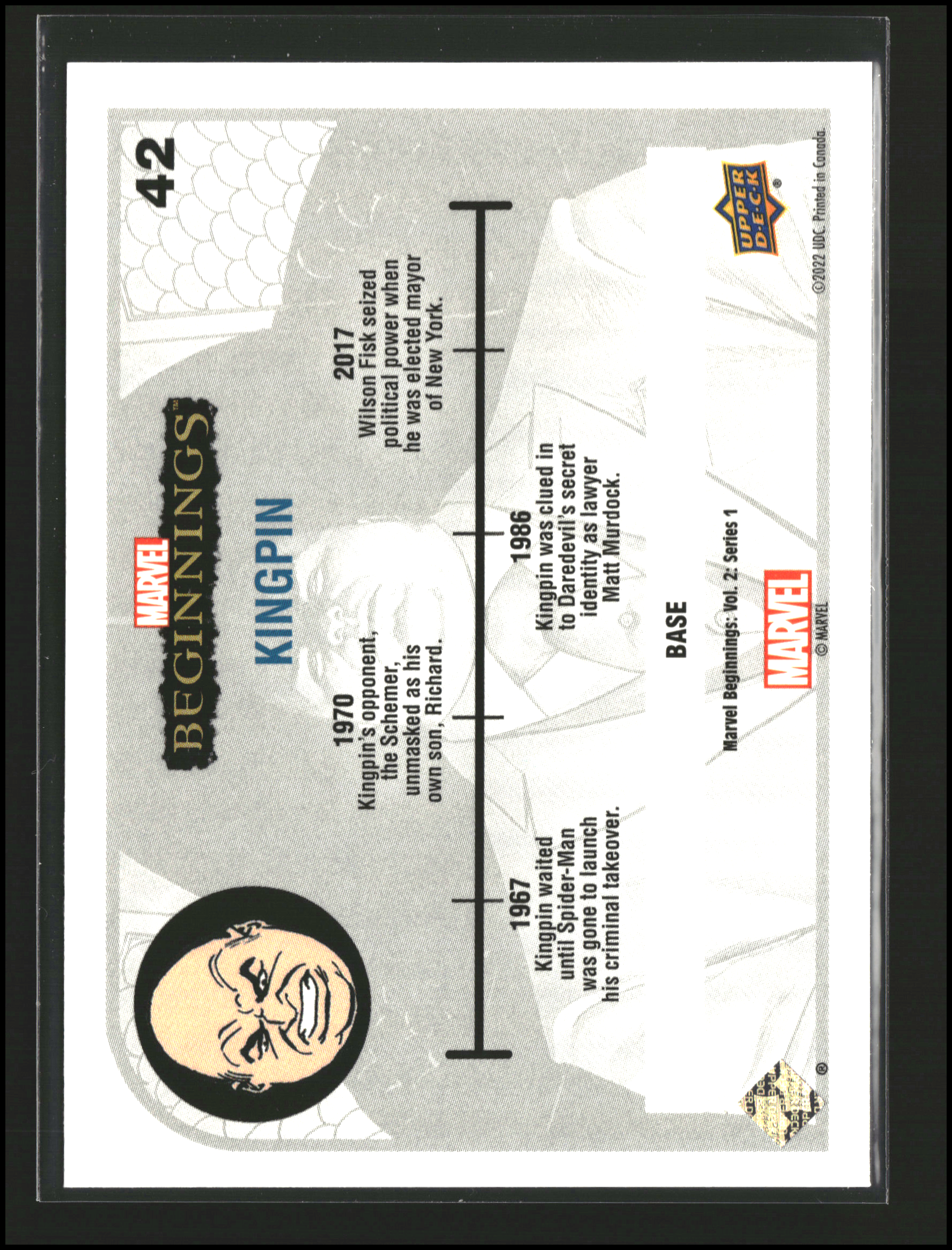 Kingpin #42 - Marvel Beginnings Vol 2 Series 1