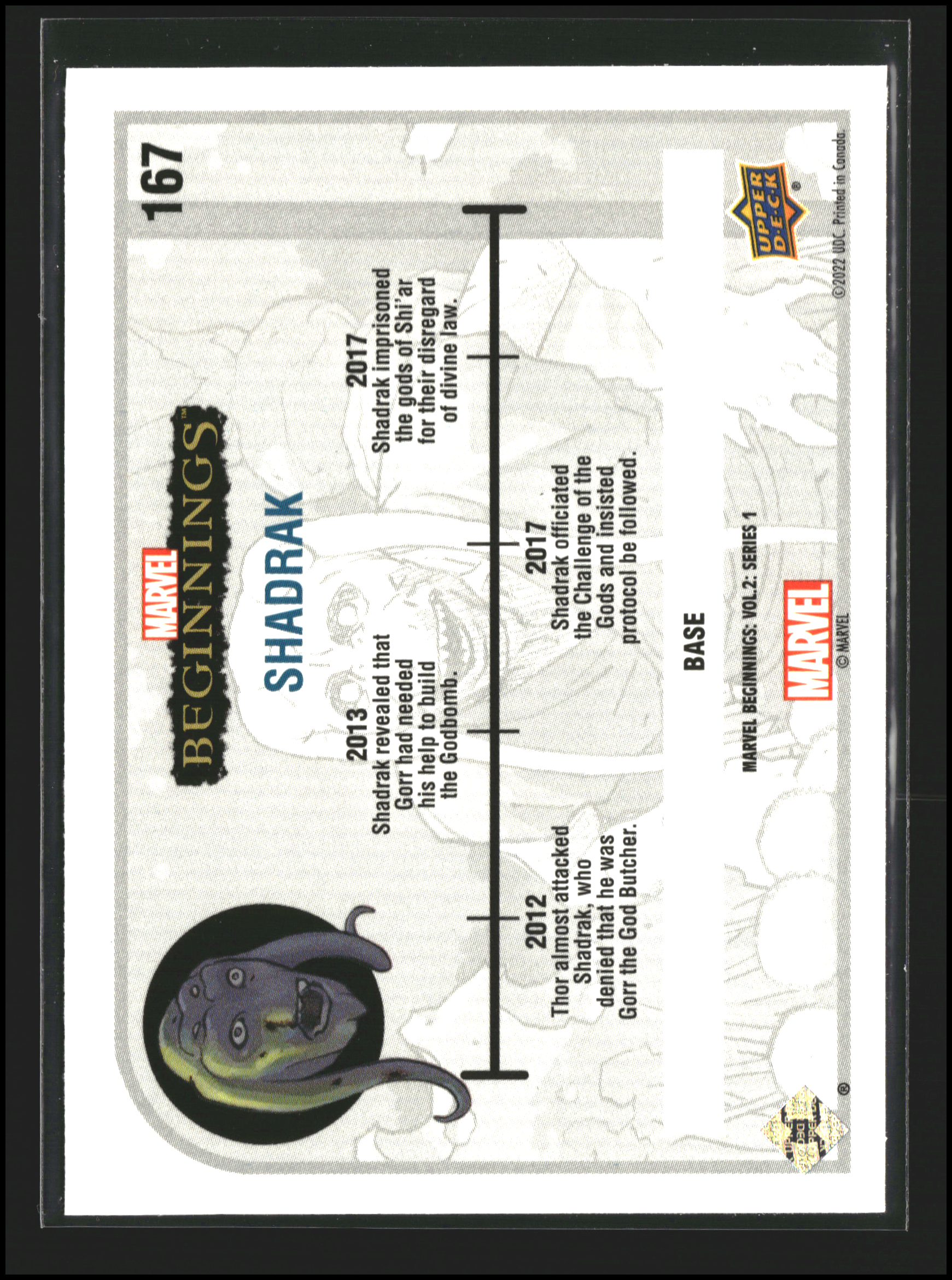 Shadrak #167 - Marvel Beginnings Vol 2 Series 1