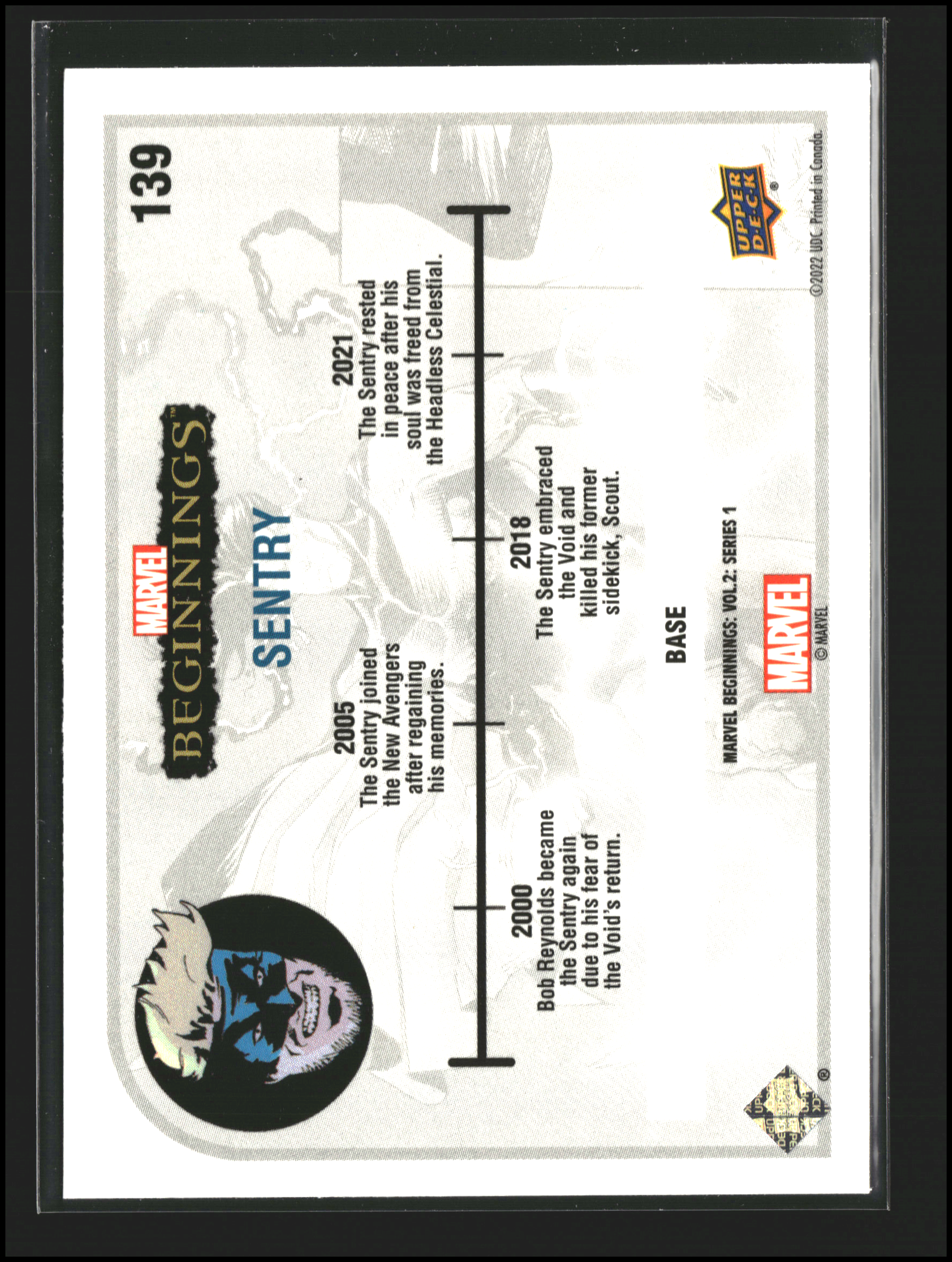 Sentry #139 - Marvel Beginnings Vol 2 Series 1