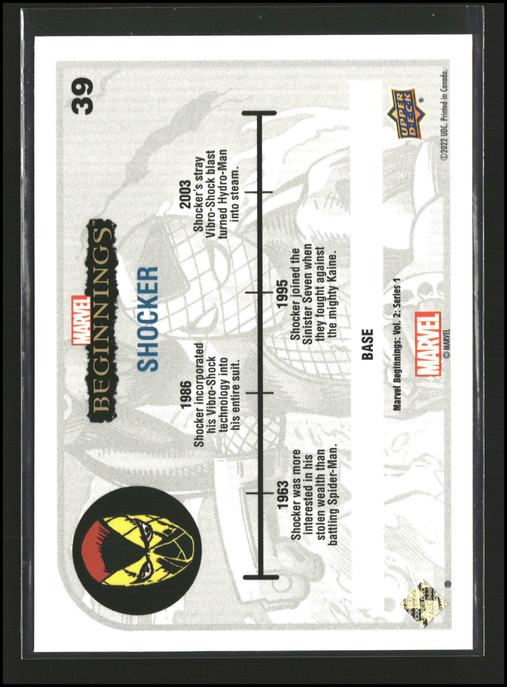 Shocker #39 - Marvel Beginnings Vol 2 Series 1