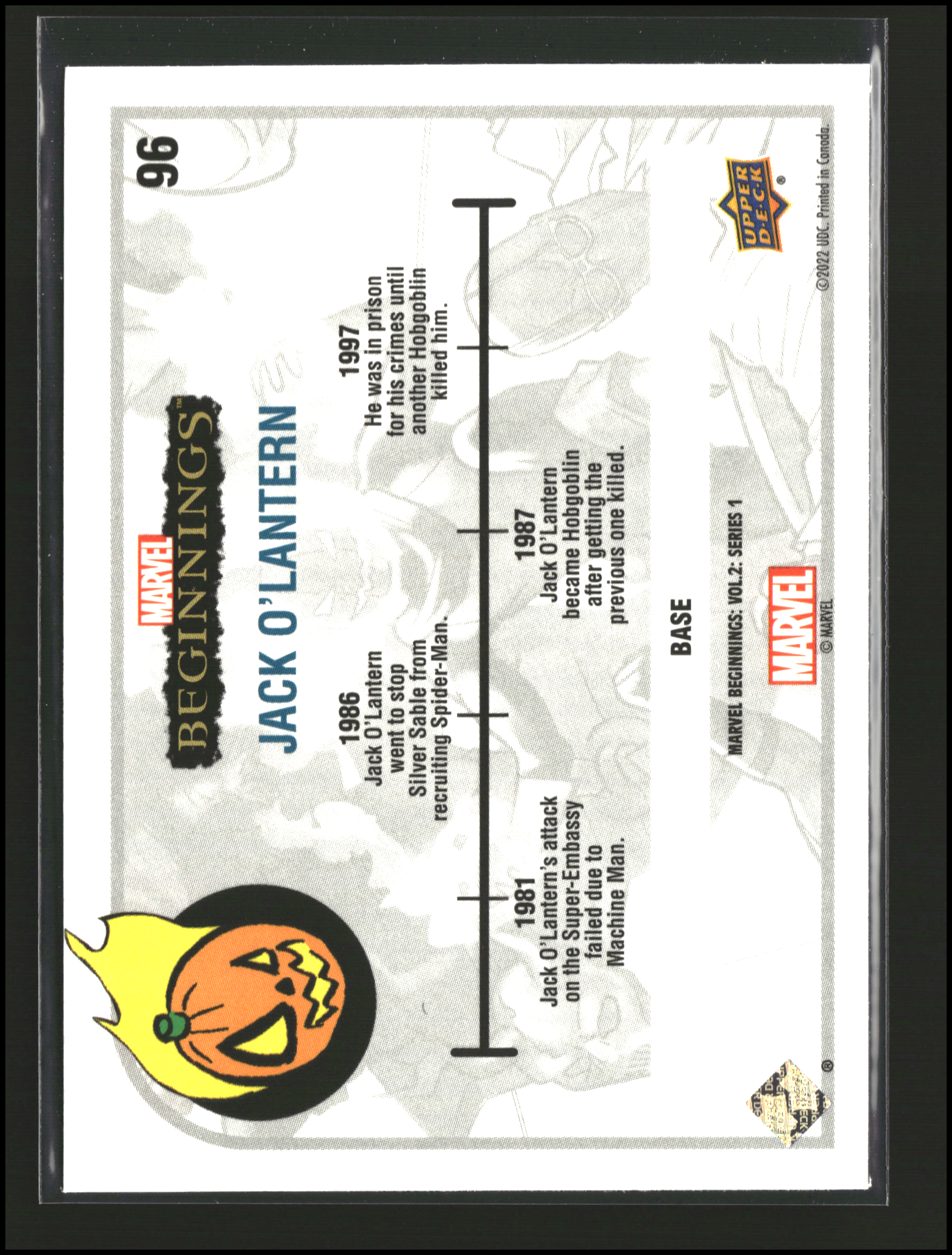 Jack O'Lantern #96 - Marvel Beginnings Vol 2 Series 1