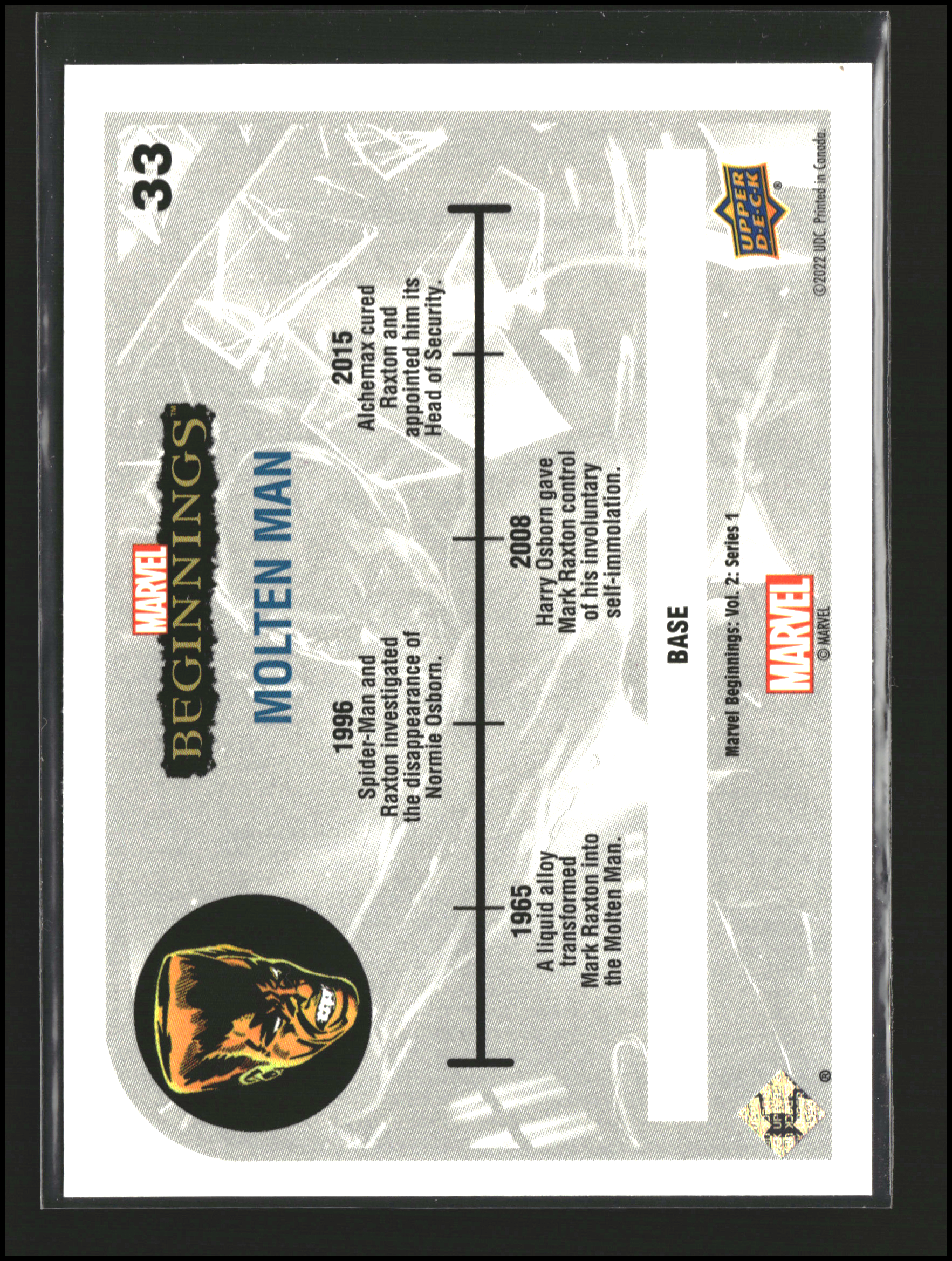 Molten Man #33 - Marvel Beginnings Vol 2 Series 1