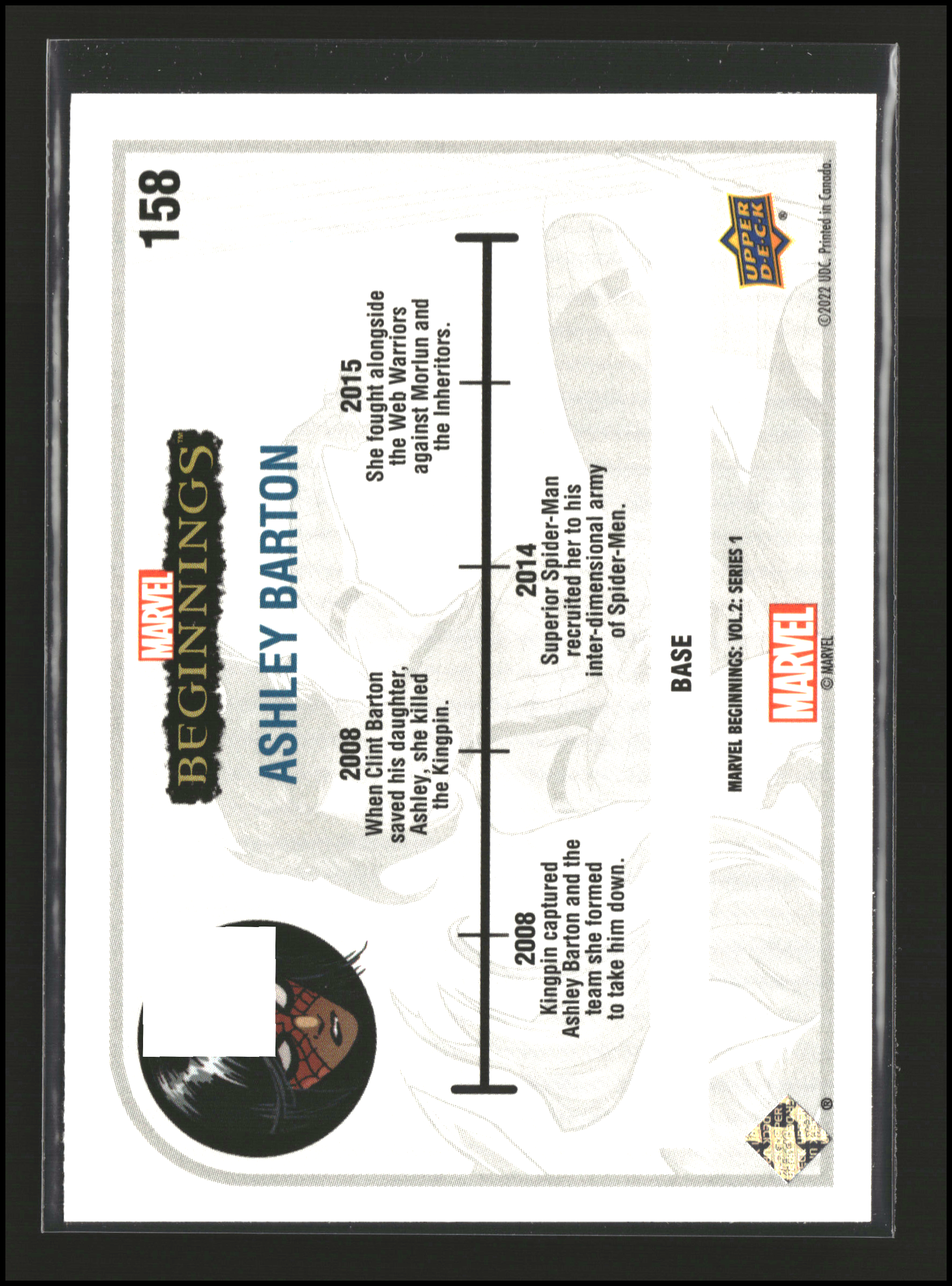 Ashley Barton #158 - Marvel Beginnings Vol 2 Series 1
