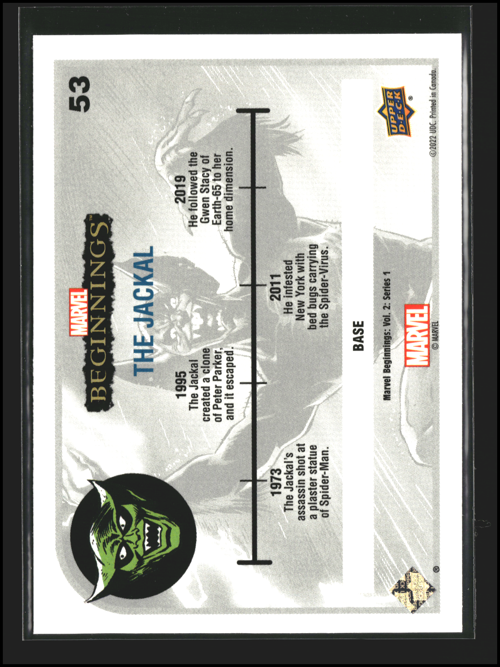 The Jackal #53 - Marvel Beginnings Vol 2 Series 1