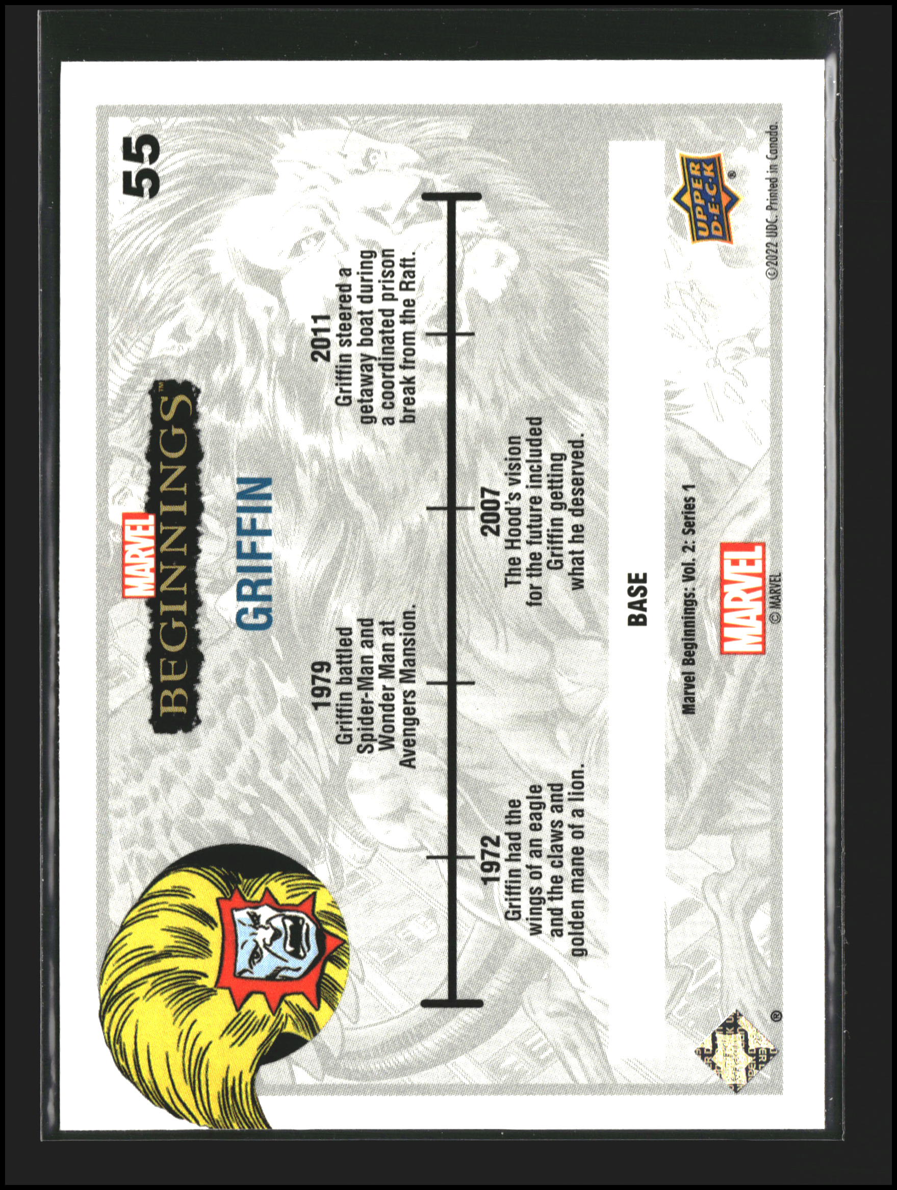 Griffin #55 - Marvel Beginnings Vol 2 Series 1