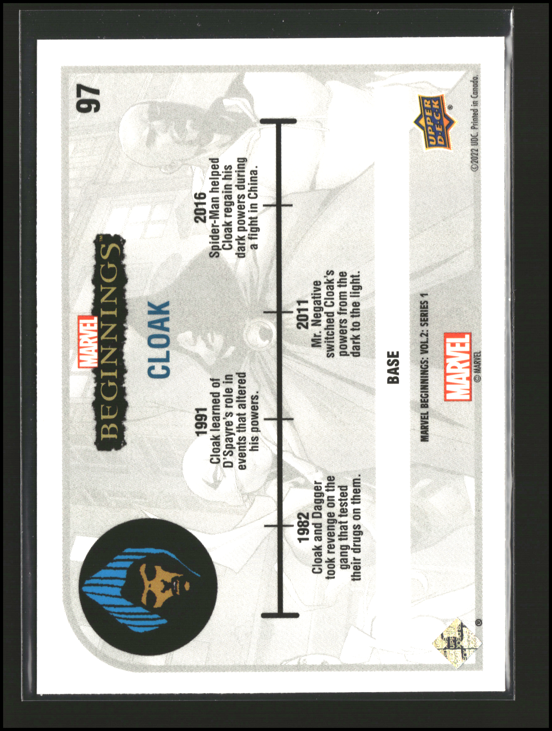 Cloak #97 - Marvel Beginnings Vol 2 Series 1
