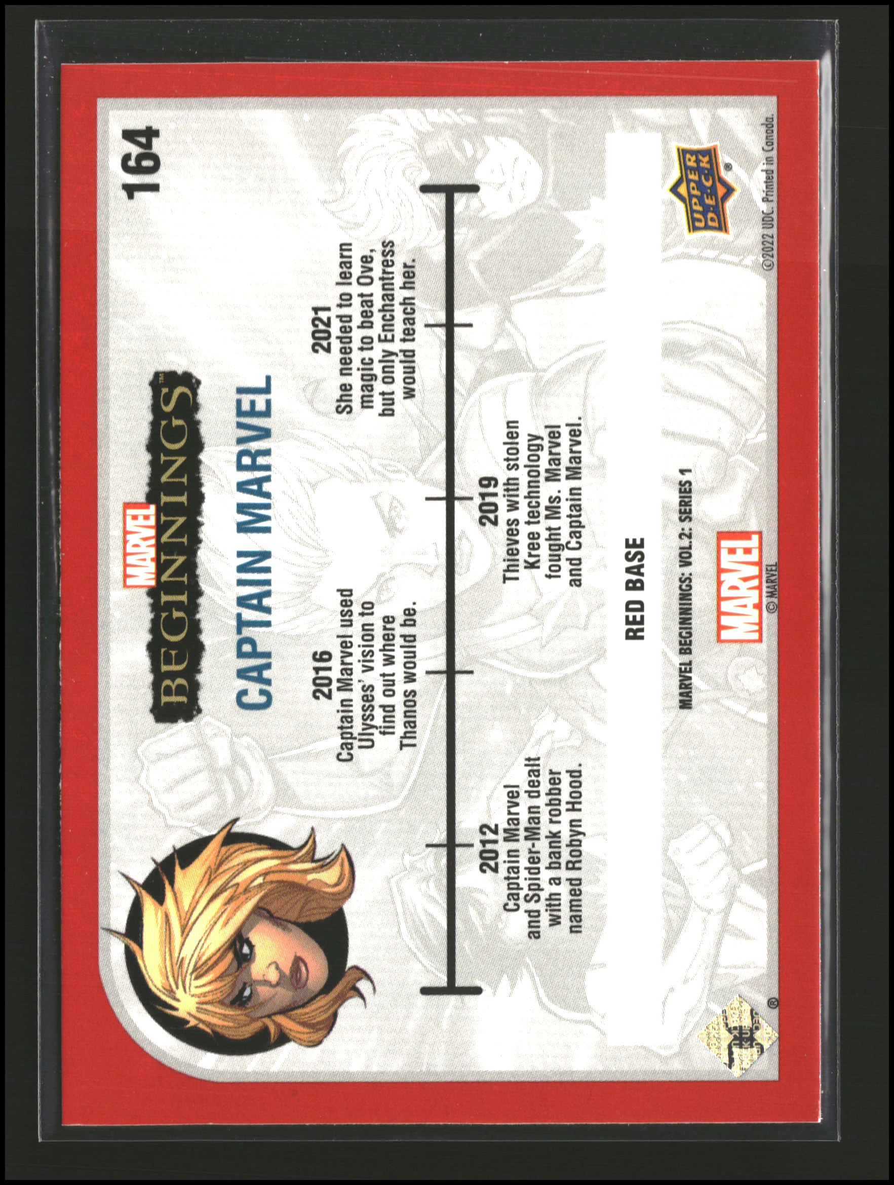 Captain Marvel #164 | Upper Deck: Marvel Beginnings | Trading Cards