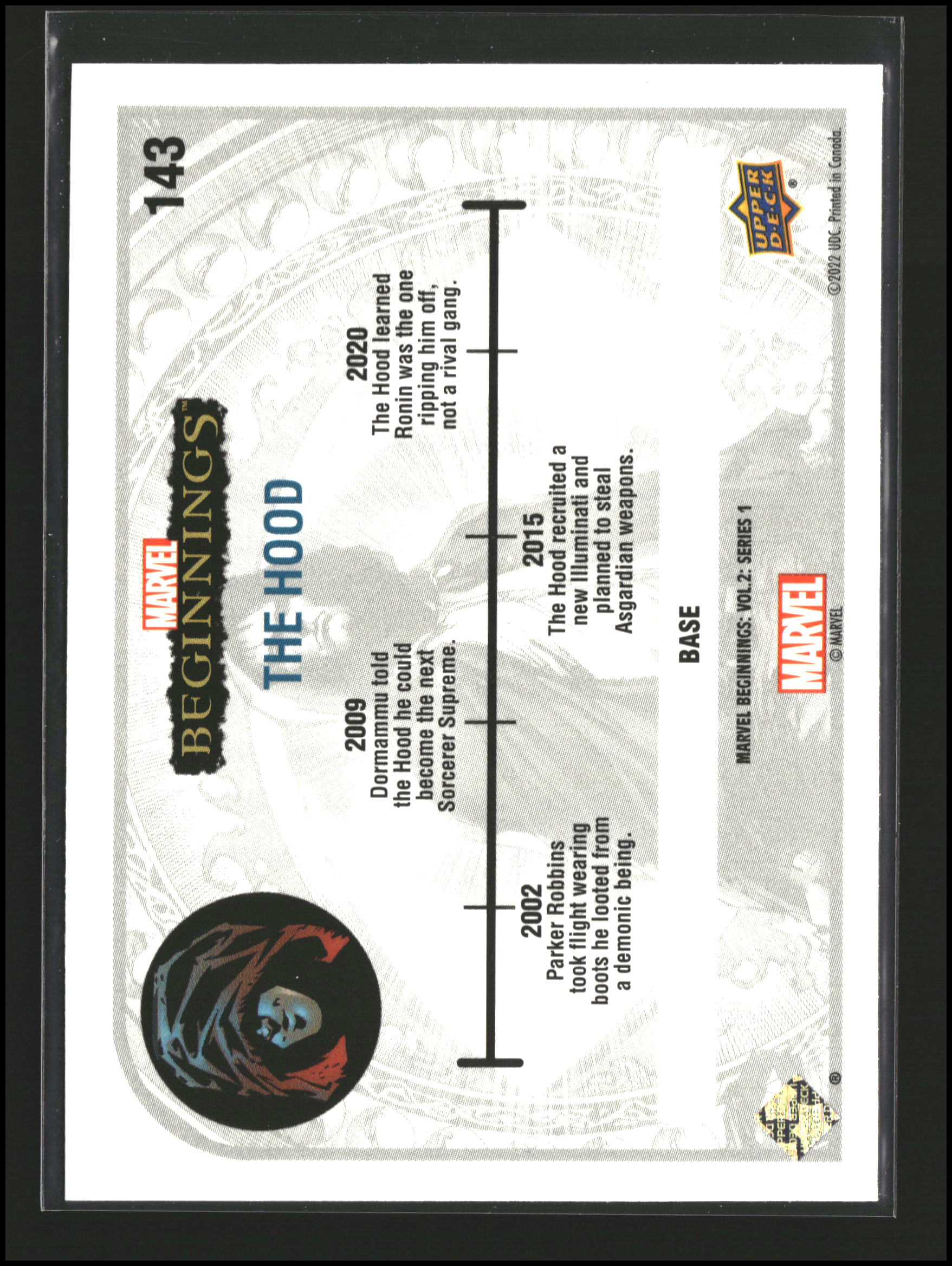 The Hood #143 - Marvel Beginnings Vol 2 Series 1