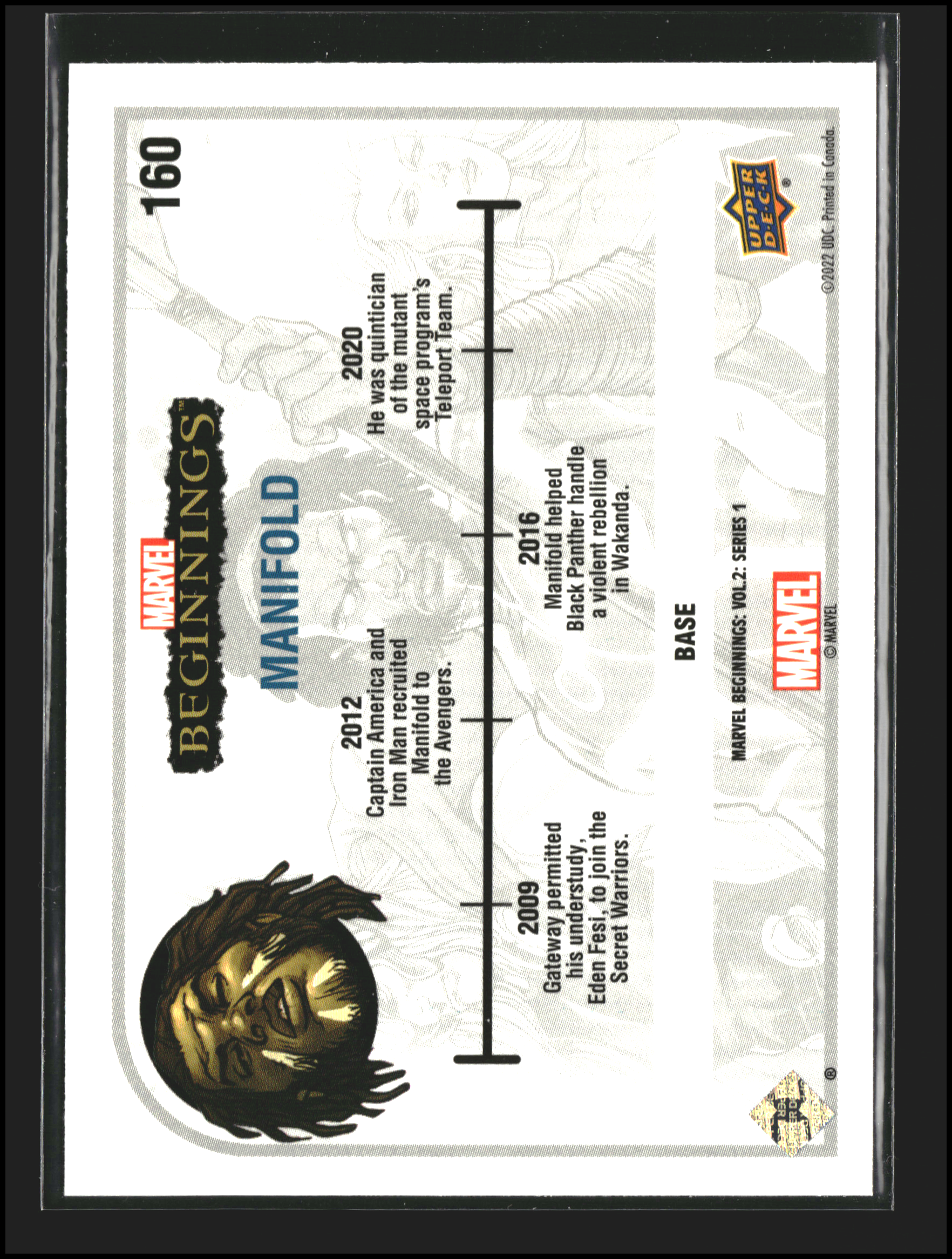 Manifold #160 - Marvel Beginnings Vol 2 Series 1