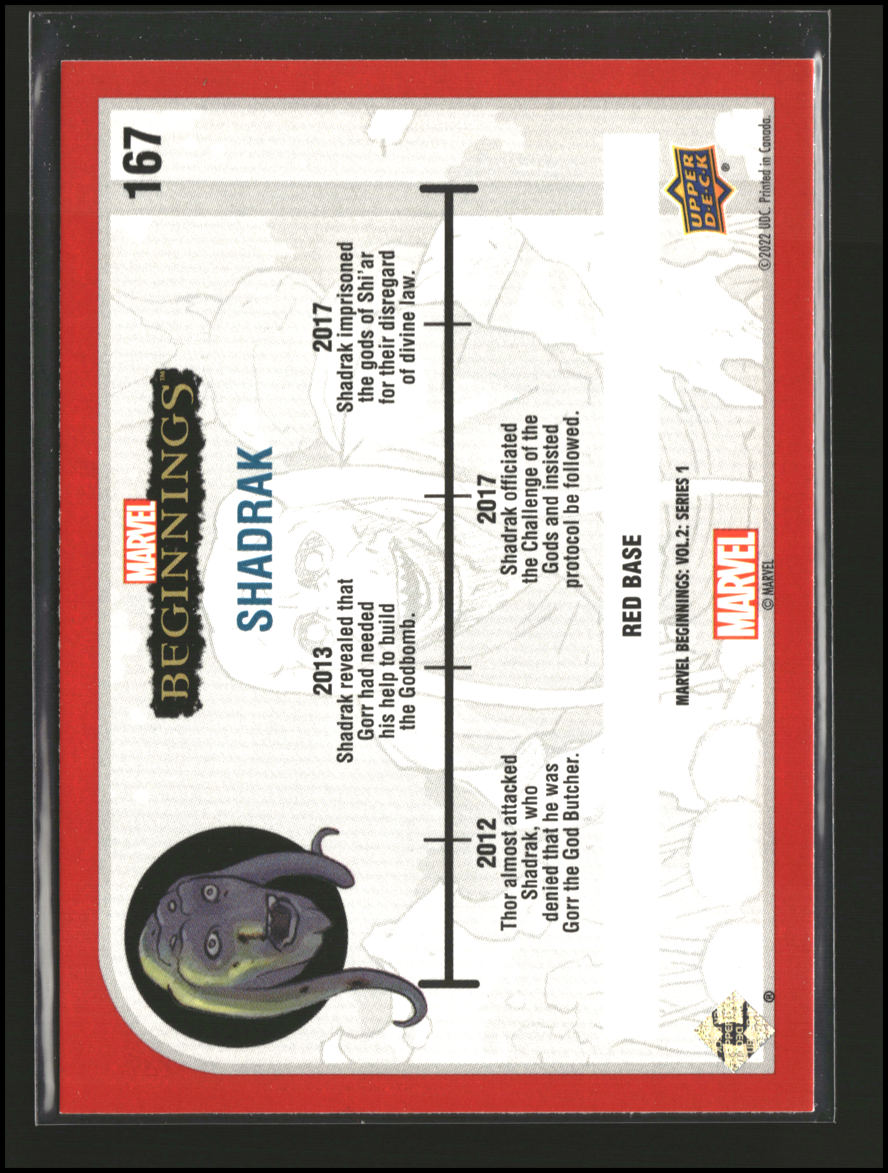 Shadrak #167 | Upper Deck: Marvel Beginnings | Trading Cards