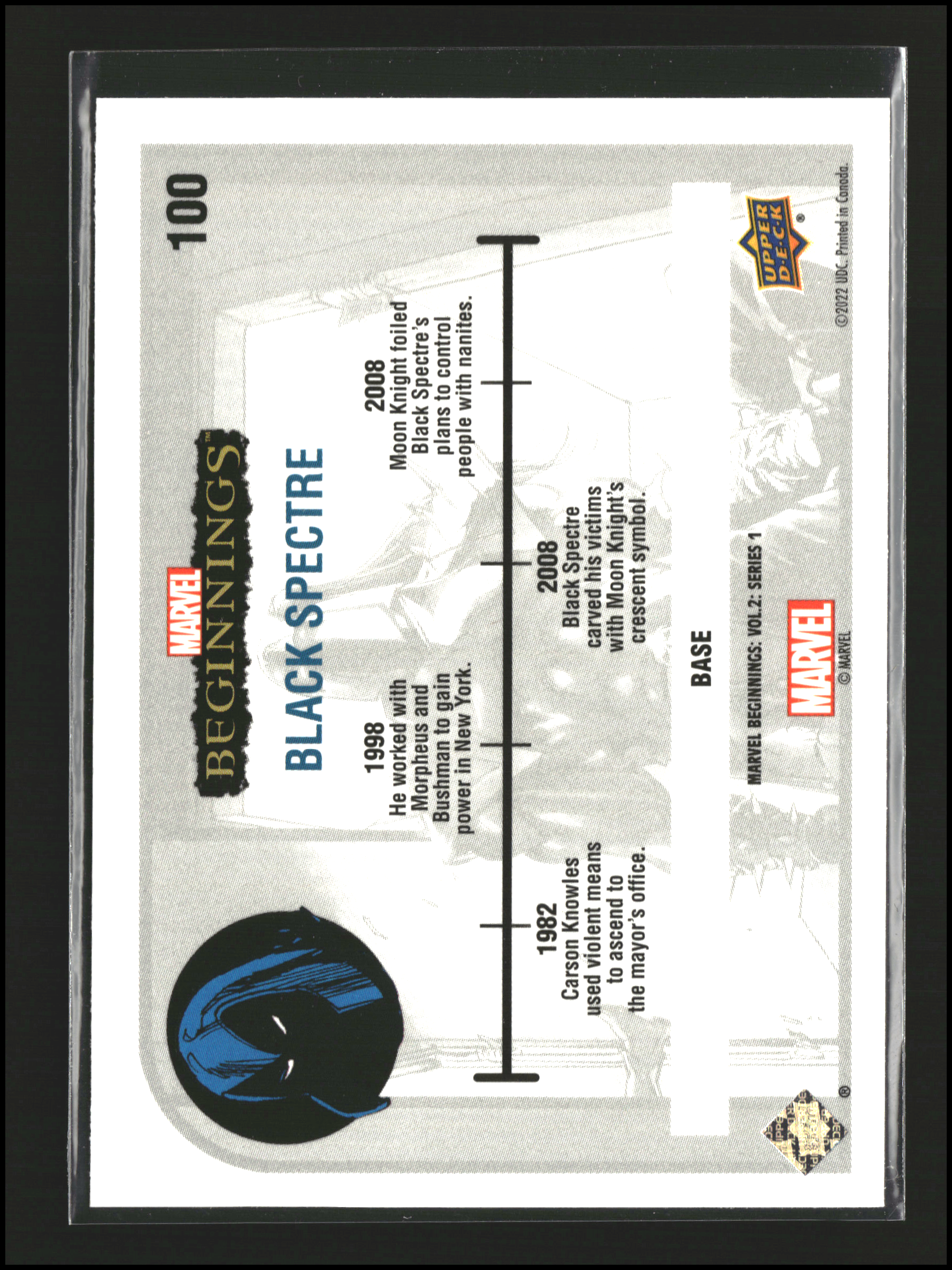 Black Spectre #100 - Marvel Beginnings Vol 2 Series 1