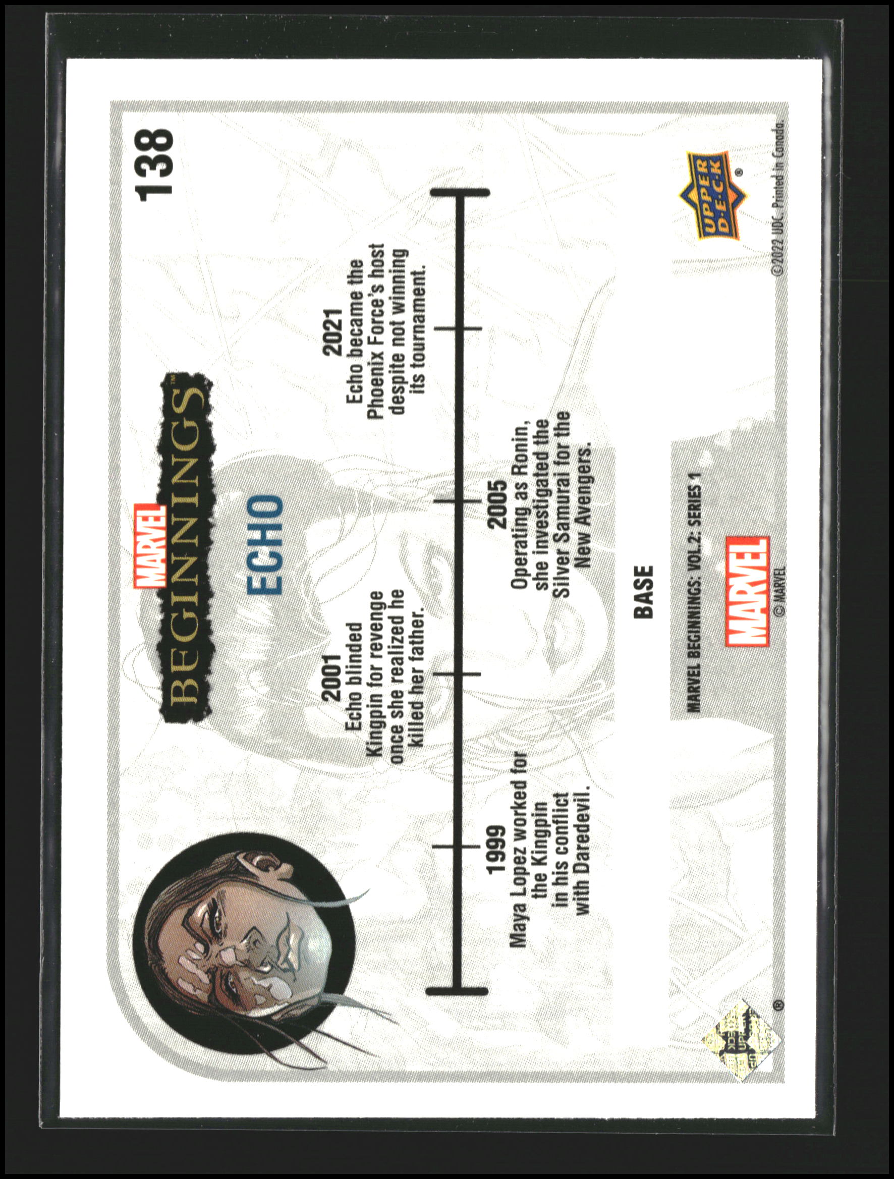 Echo #138 - Marvel Beginnings Vol 2 Series 1