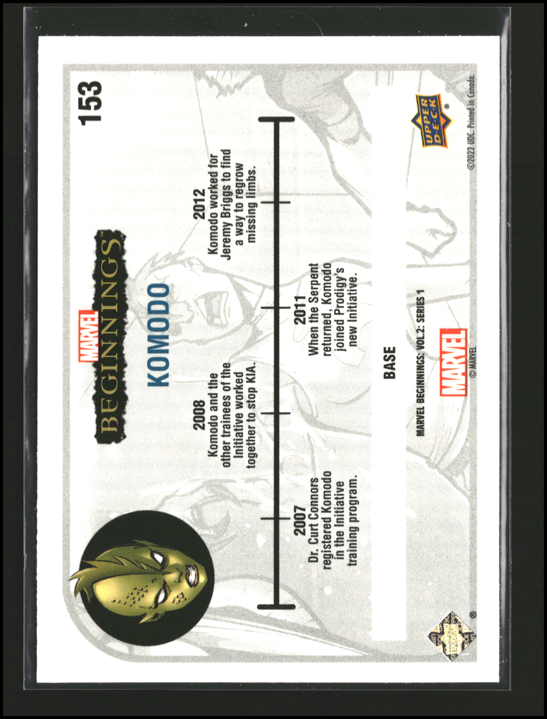 Komodo #153 - Marvel Beginnings Vol 2 Series 1