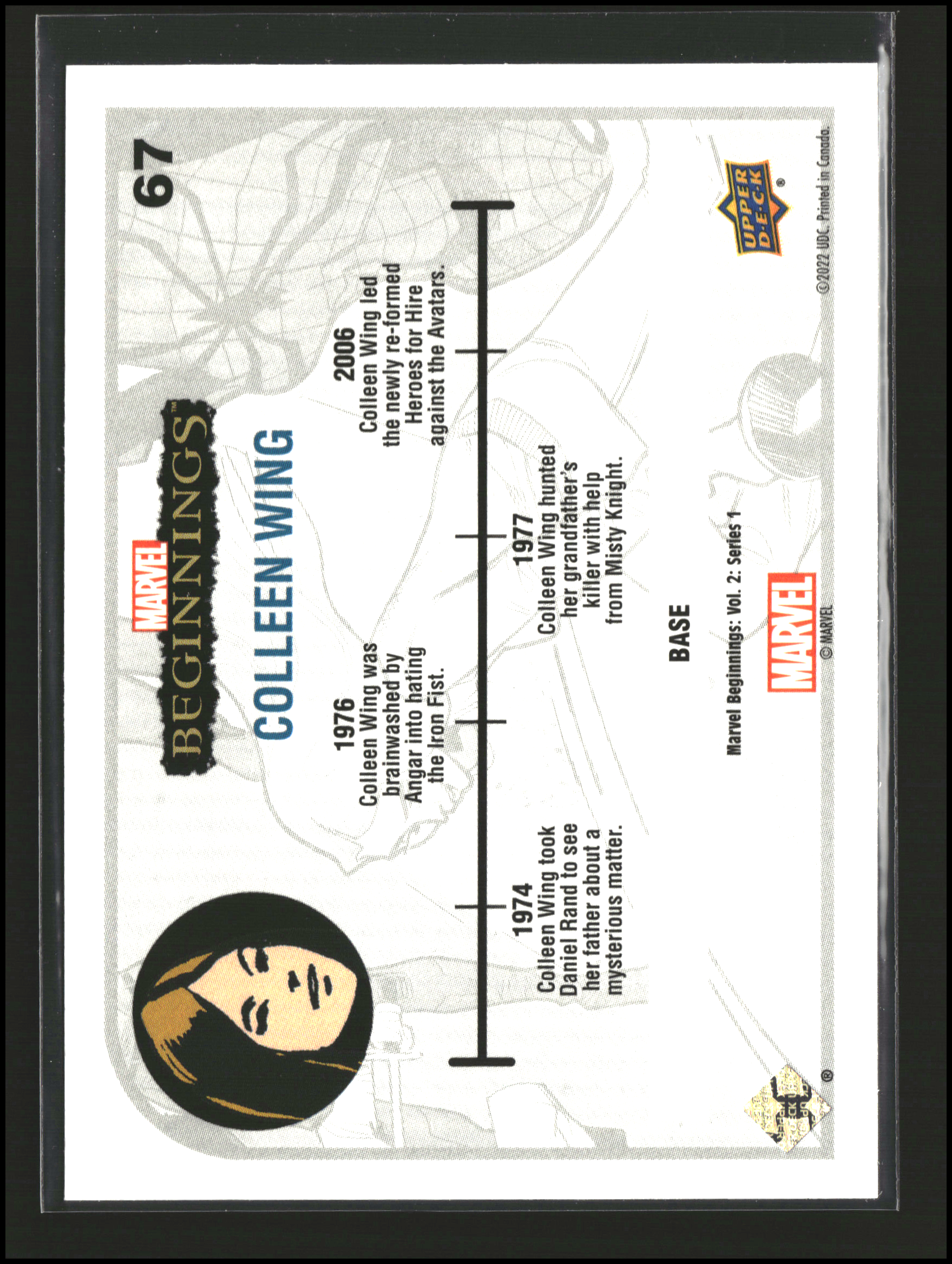 Colleen Wing - Marvel Beginnings Vol 2 Series 1