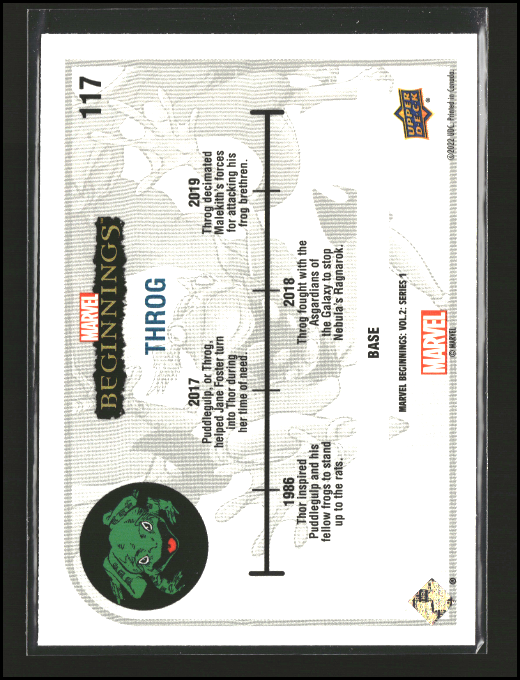 Throg #117 - Marvel Beginnings Vol 2 Series 1