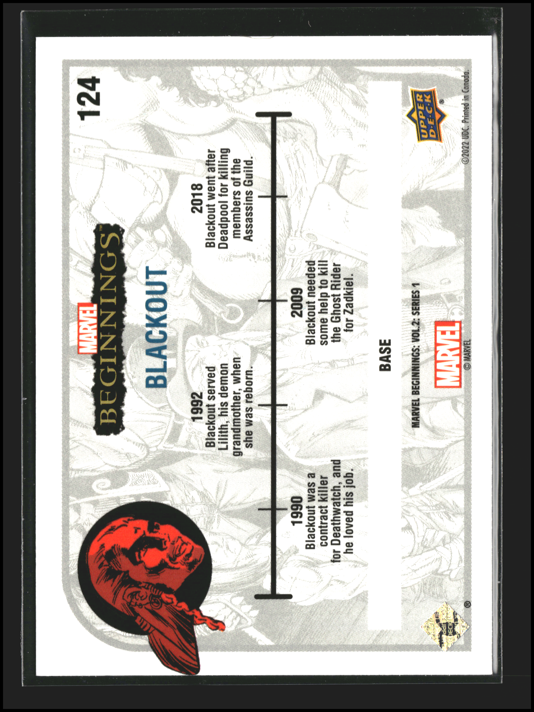 Blackout #124 - Marvel Beginnings Vol 2 Series 1