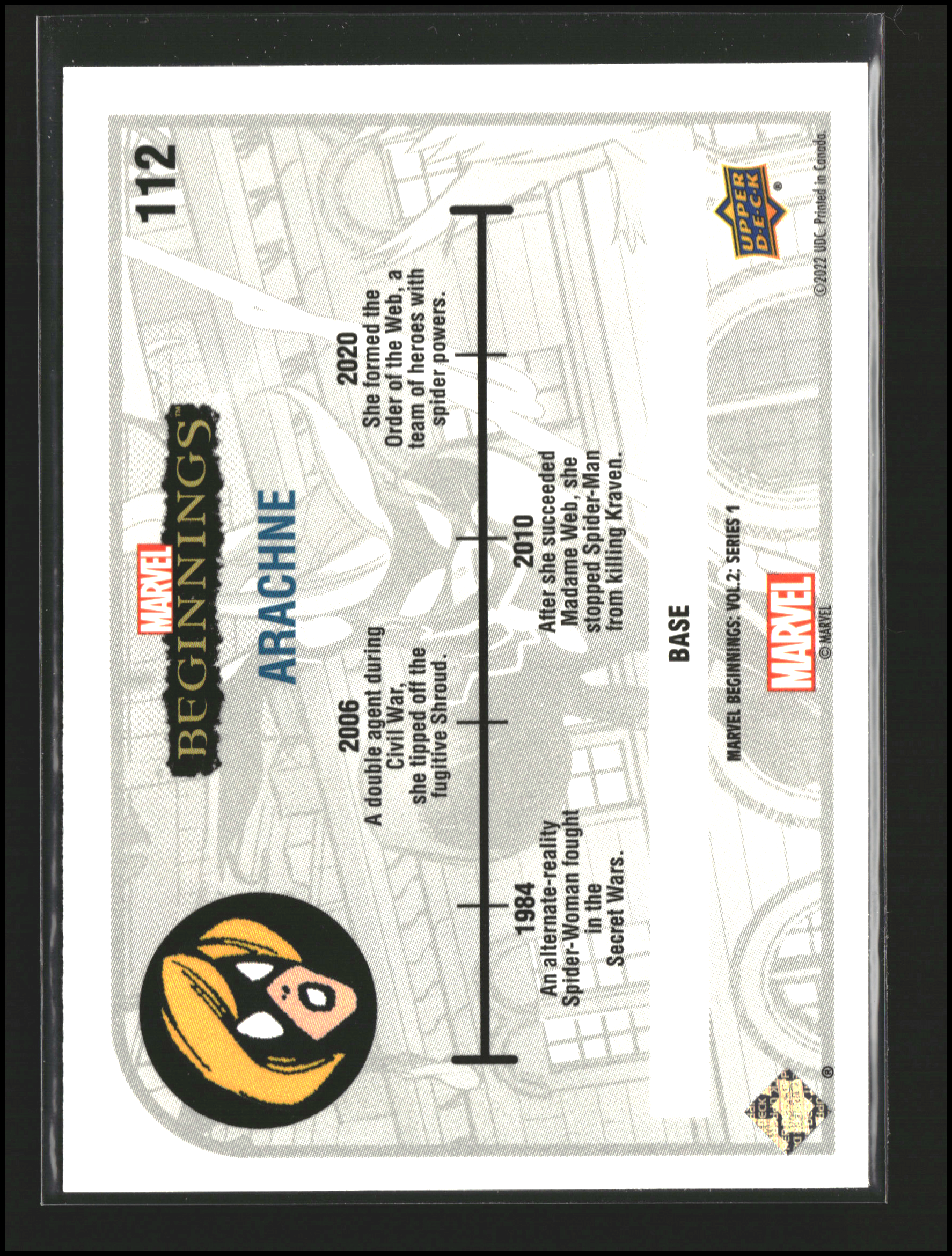 Arachne #112 - Marvel Beginnings Vol 2 Series 1