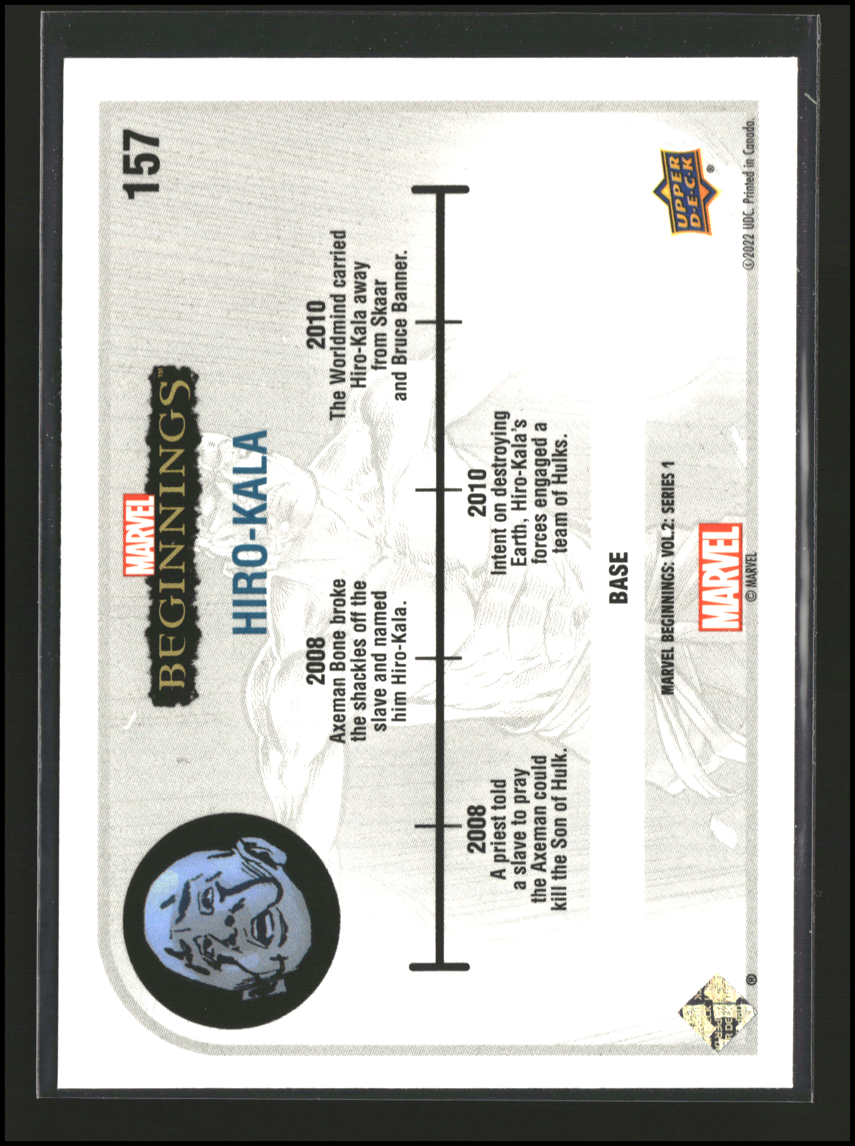 Hiro-Kala #157 - Marvel Beginnings Vol 2 Series 1