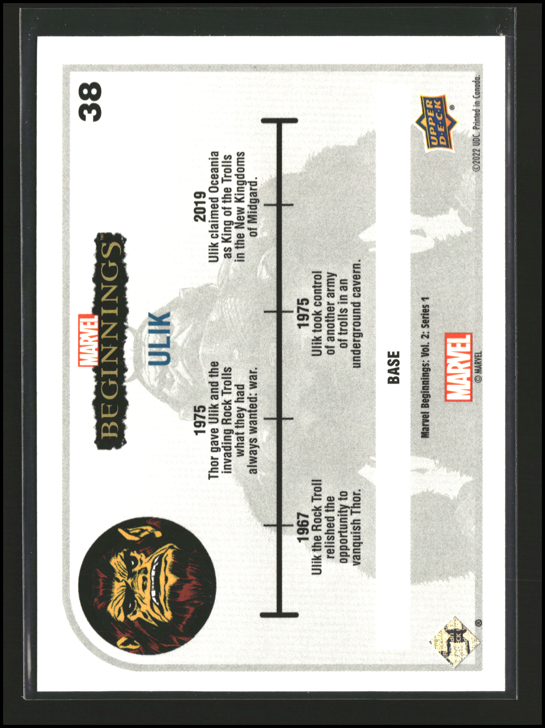 Ulik #38 - Marvel Beginnings Vol 2 Series 1