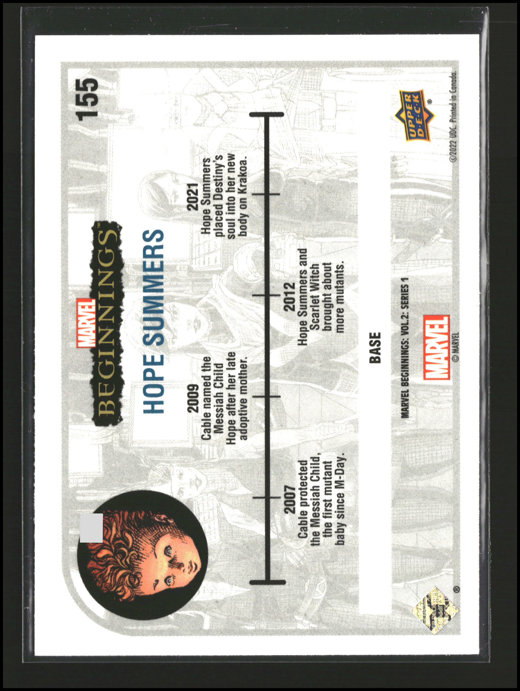 Hope Summers #155 - Marvel Beginnings Vol 2 Series 1