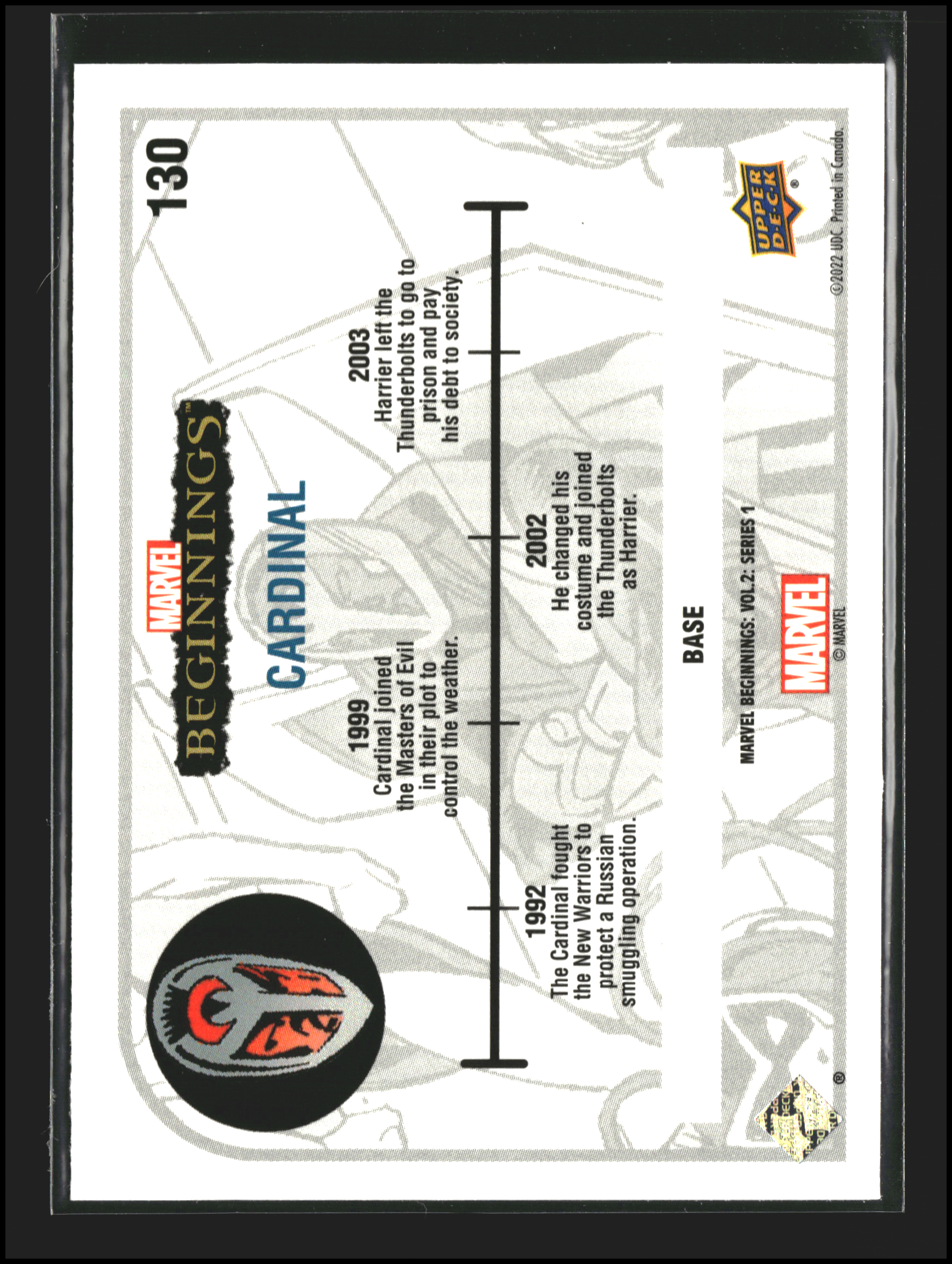 Cardinal #130 - Marvel Beginnings Vol 2 Series 1