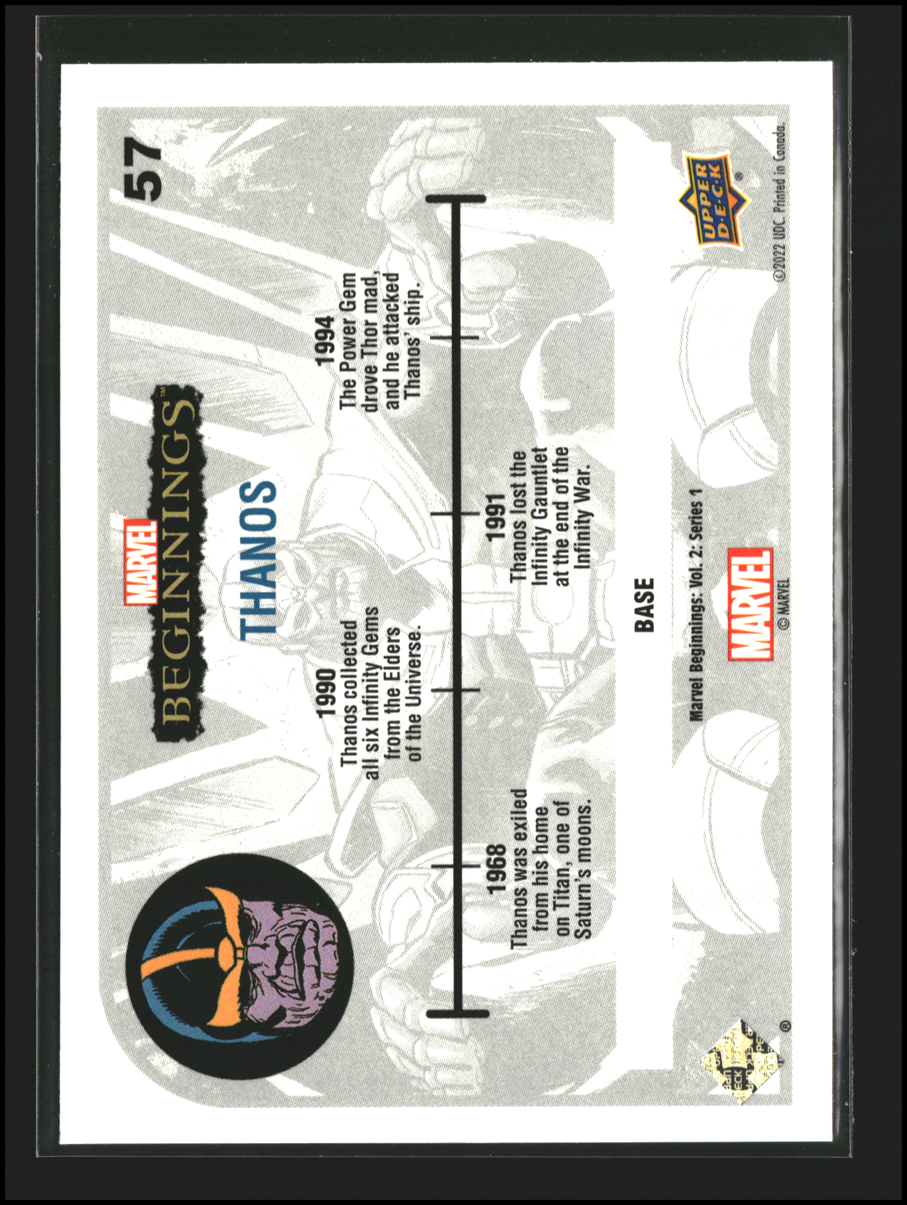 Thanos #57 - Marvel Beginnings Vol 2 Series 1