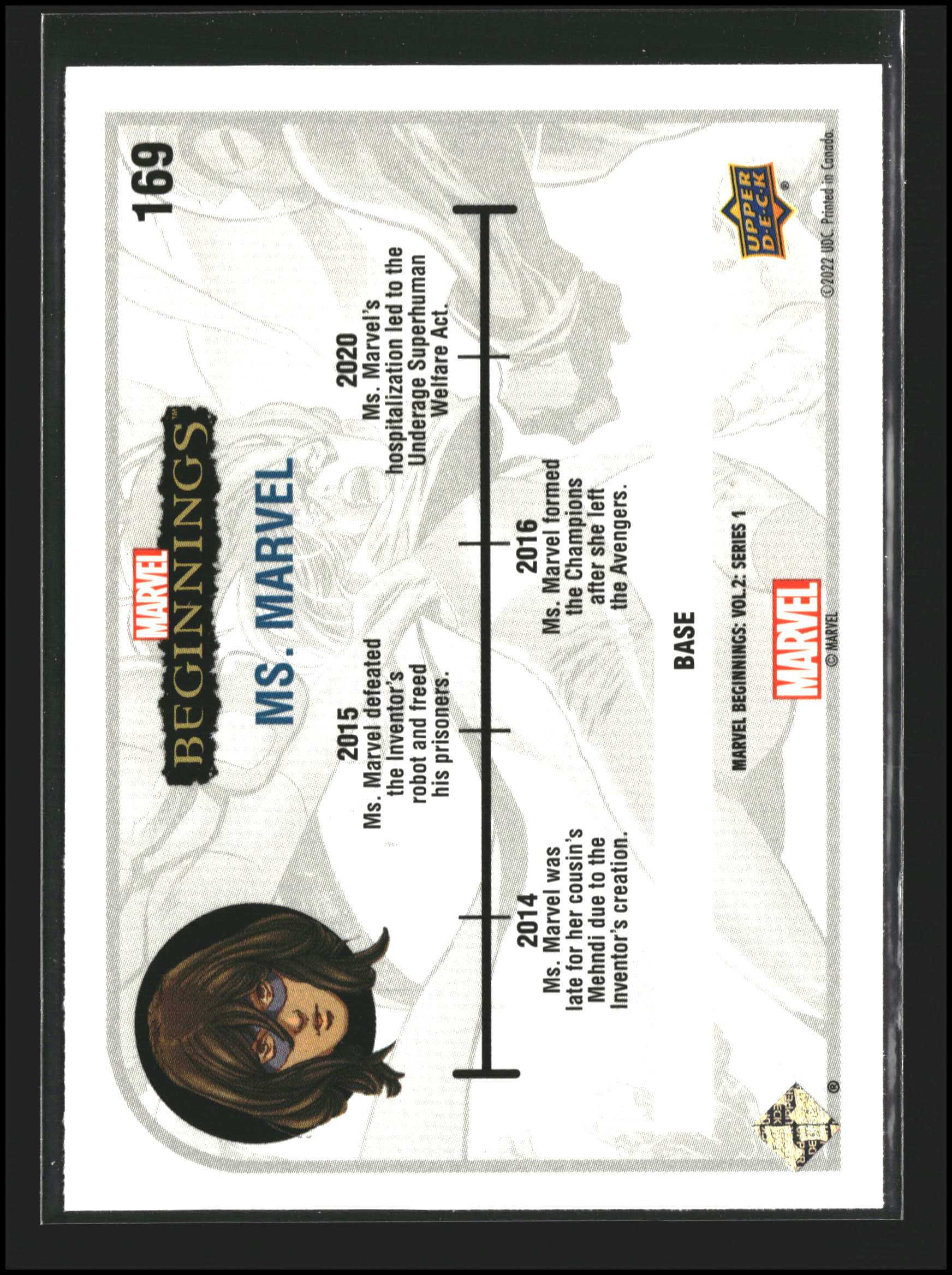 Ms. Marvel #169 - Marvel Beginnings Vol 2 Series 1