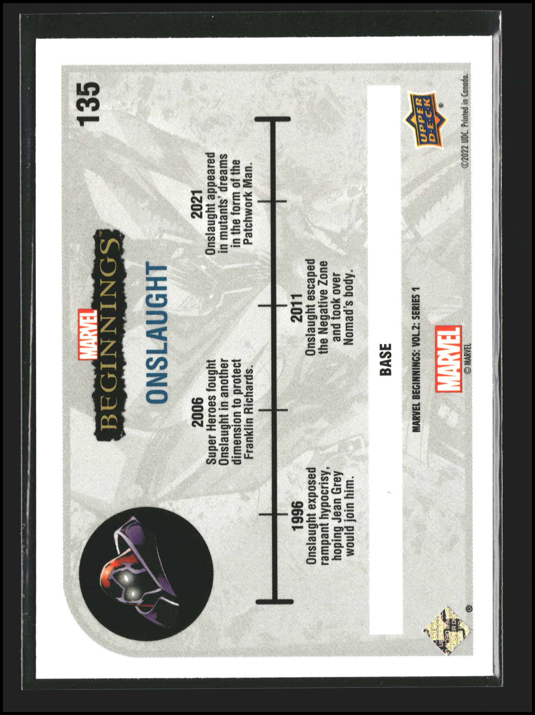 Onslaught #135 - Marvel Beginnings Vol 2 Series 1