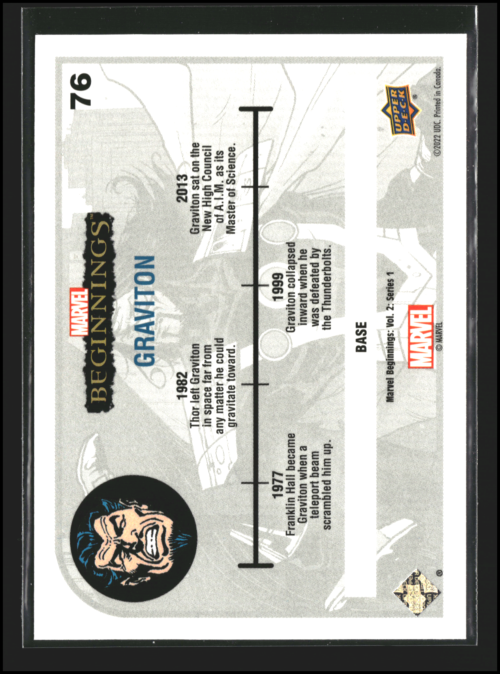 Graviton #76 - Marvel Beginnings Vol 2 Series 1