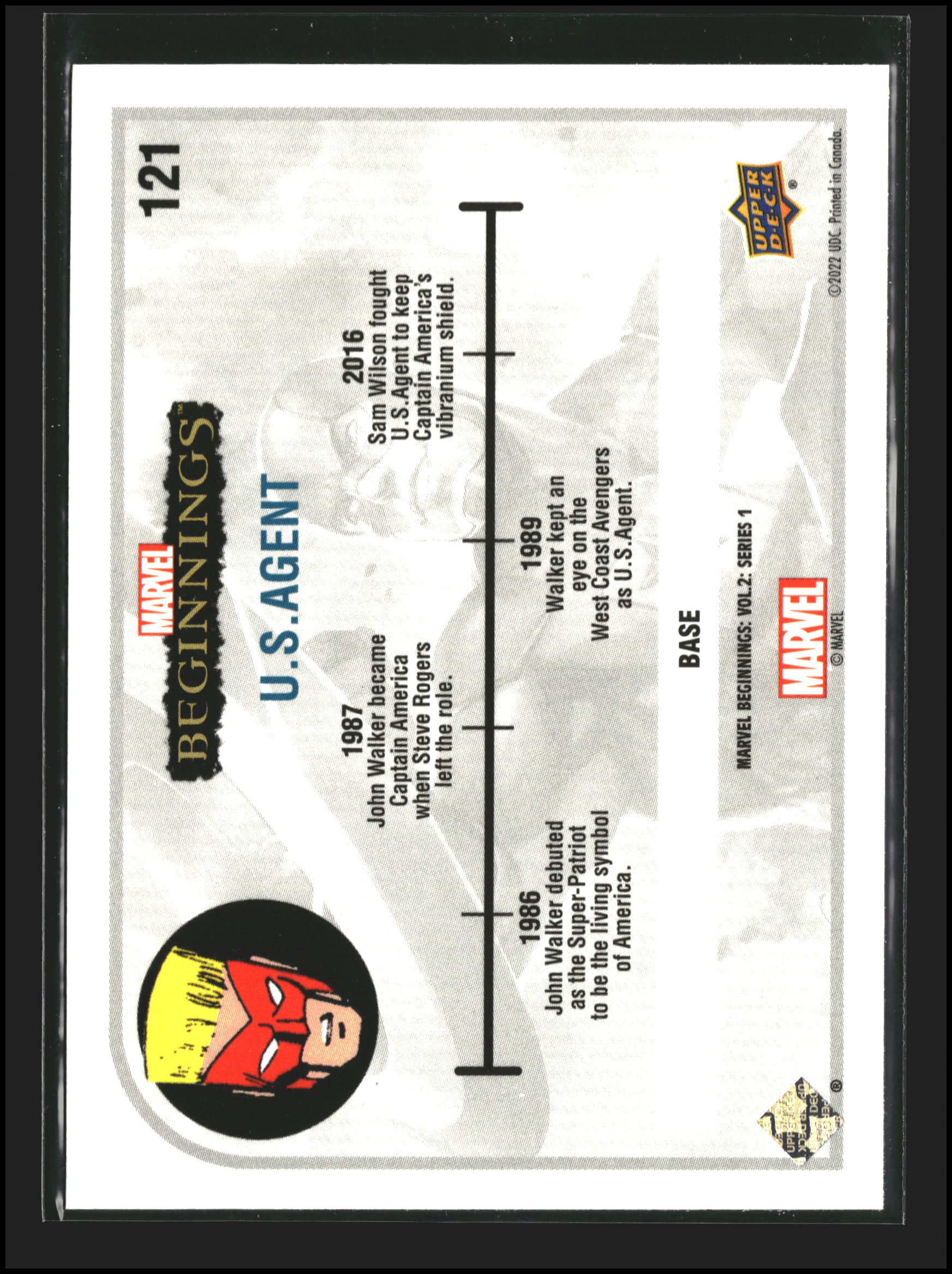 U.S. Agent #121 - Marvel Beginnings Vol 2 Series 1