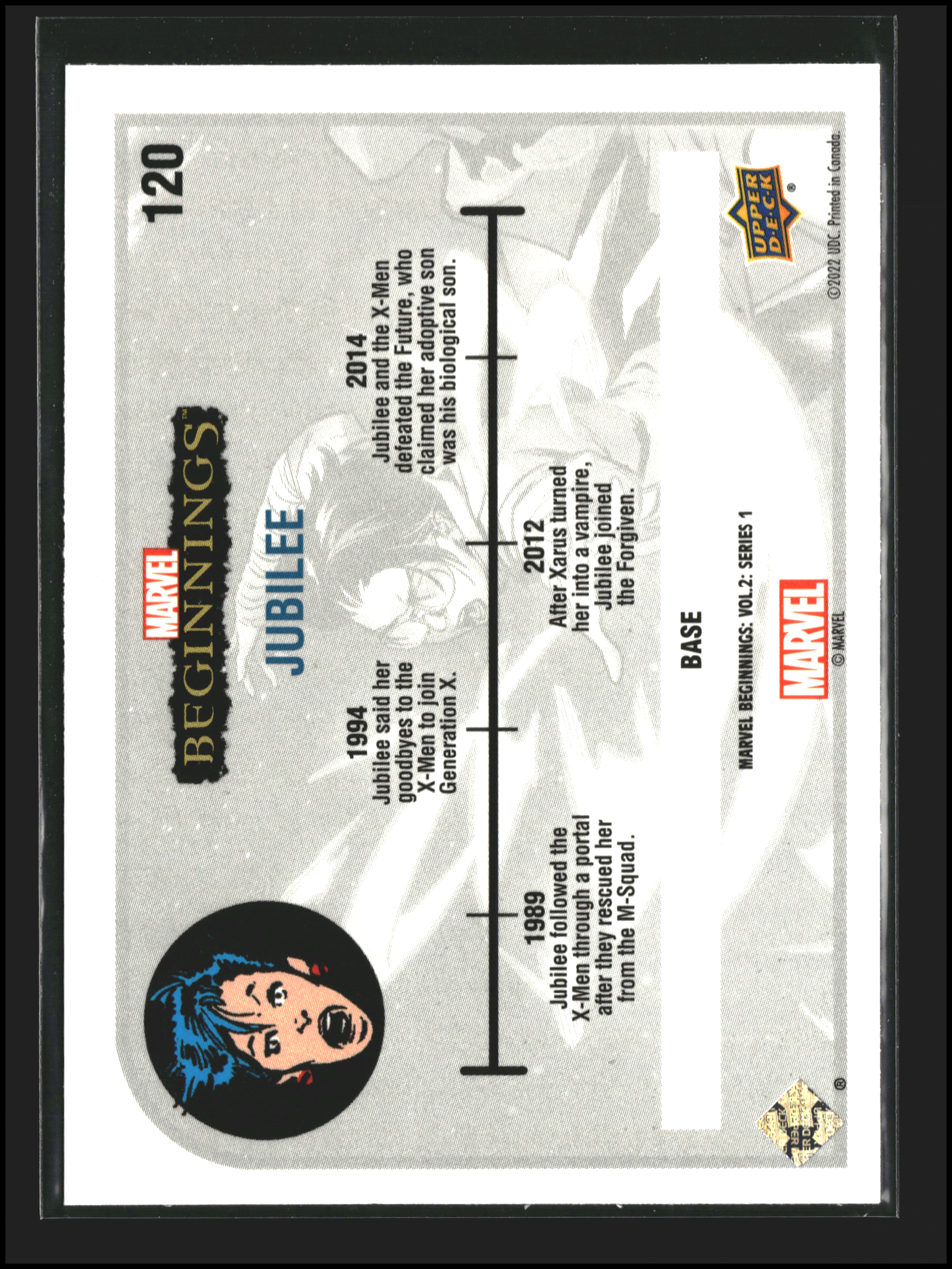 Jubilee #120 - Marvel Beginnings Vol 2 Series 1