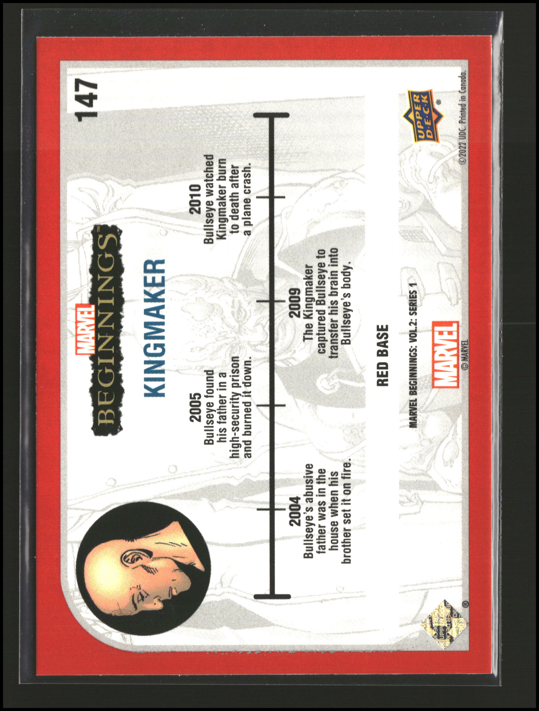 Kingmaker #147 | Upper Deck: Marvel Beginnings | Trading Cards