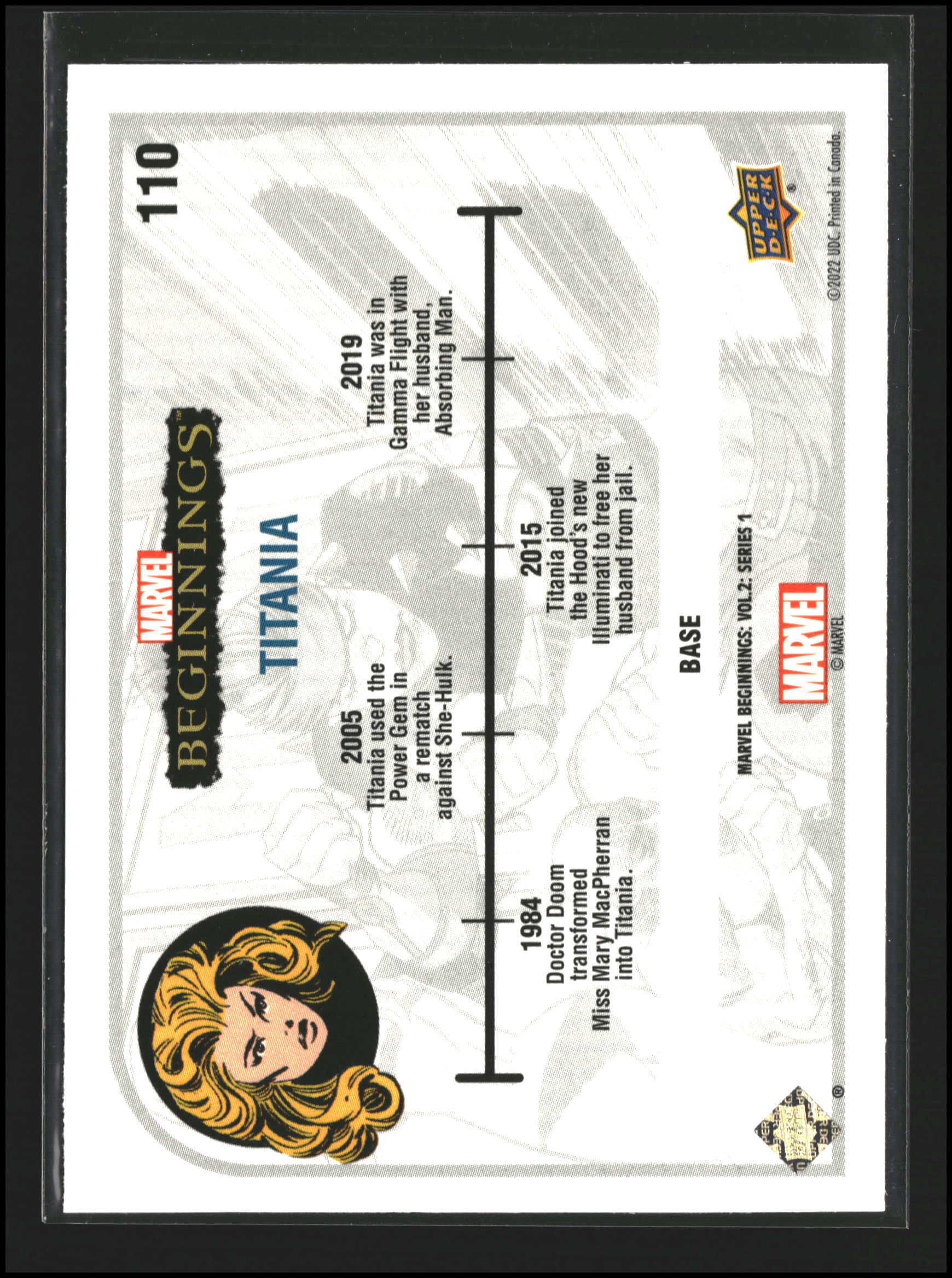 Titania #110 - Marvel Beginnings Vol 2 Series 1