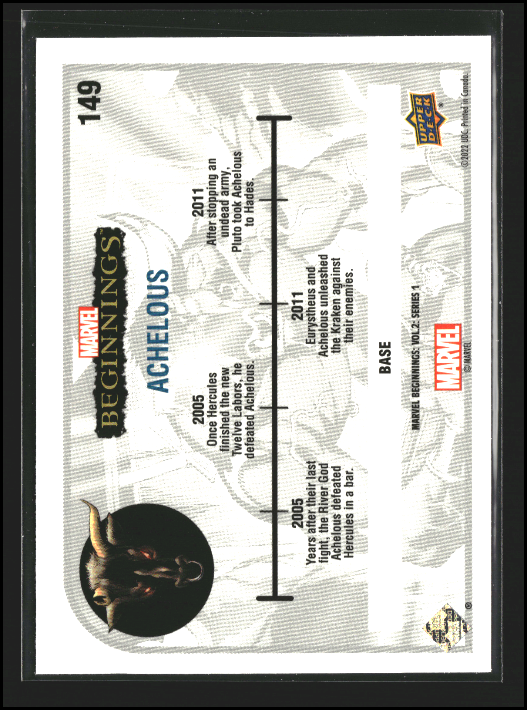 Achelous #149 - Marvel Beginnings Vol 2 Series 1