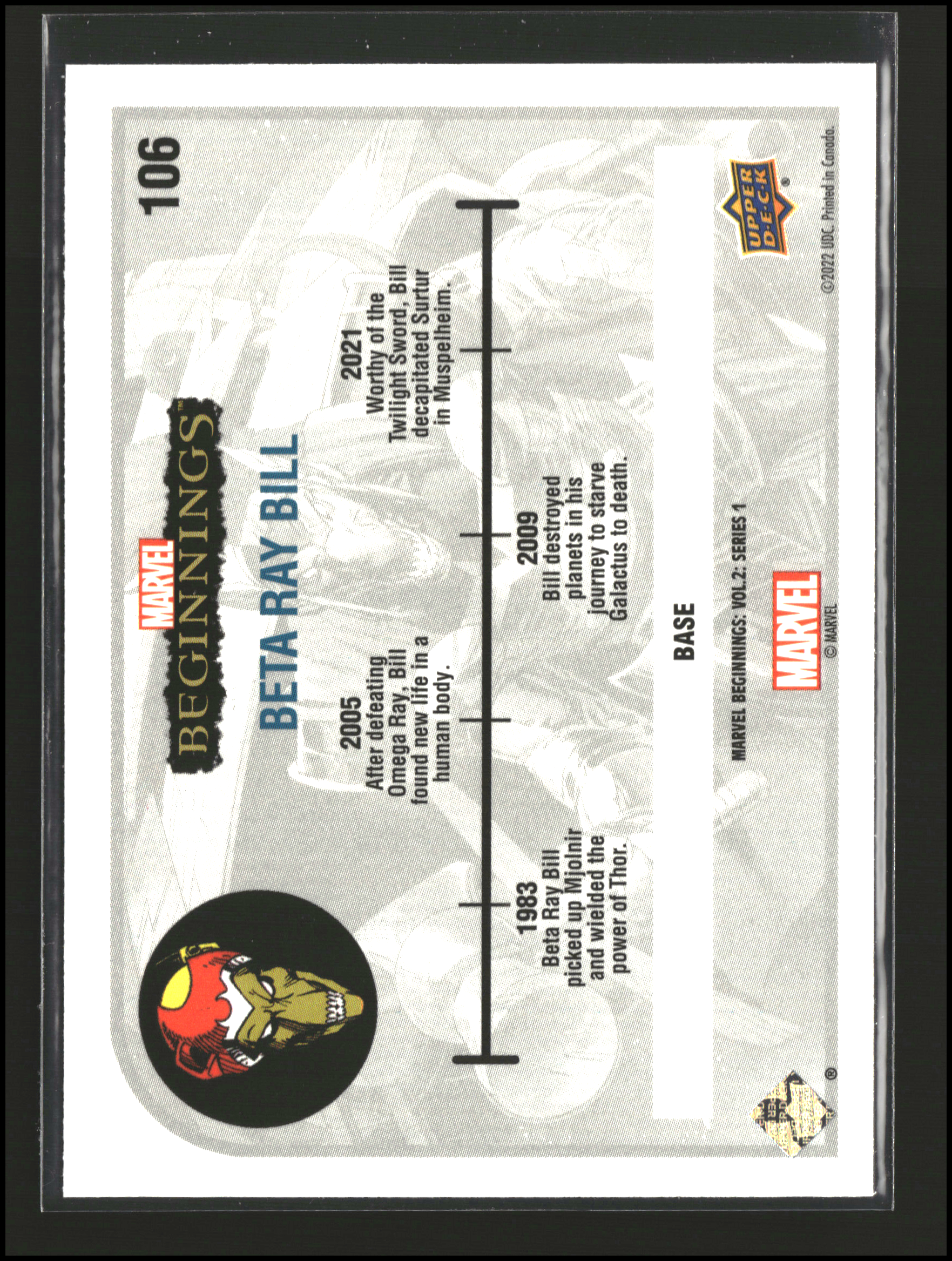 Beta Ray Bill #106 - Marvel Beginnings Vol 2 Series 1