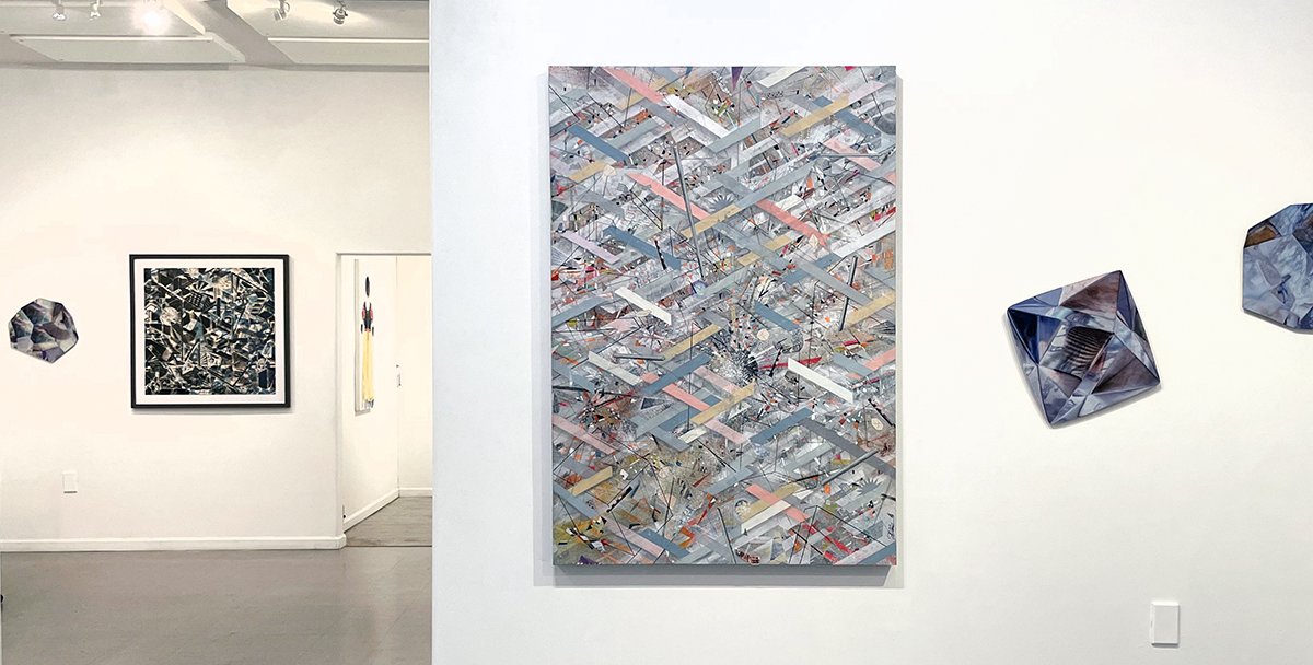 Fields of Vision at Gearbox Gallery, work by Sandra Kelch and Laurence Elias