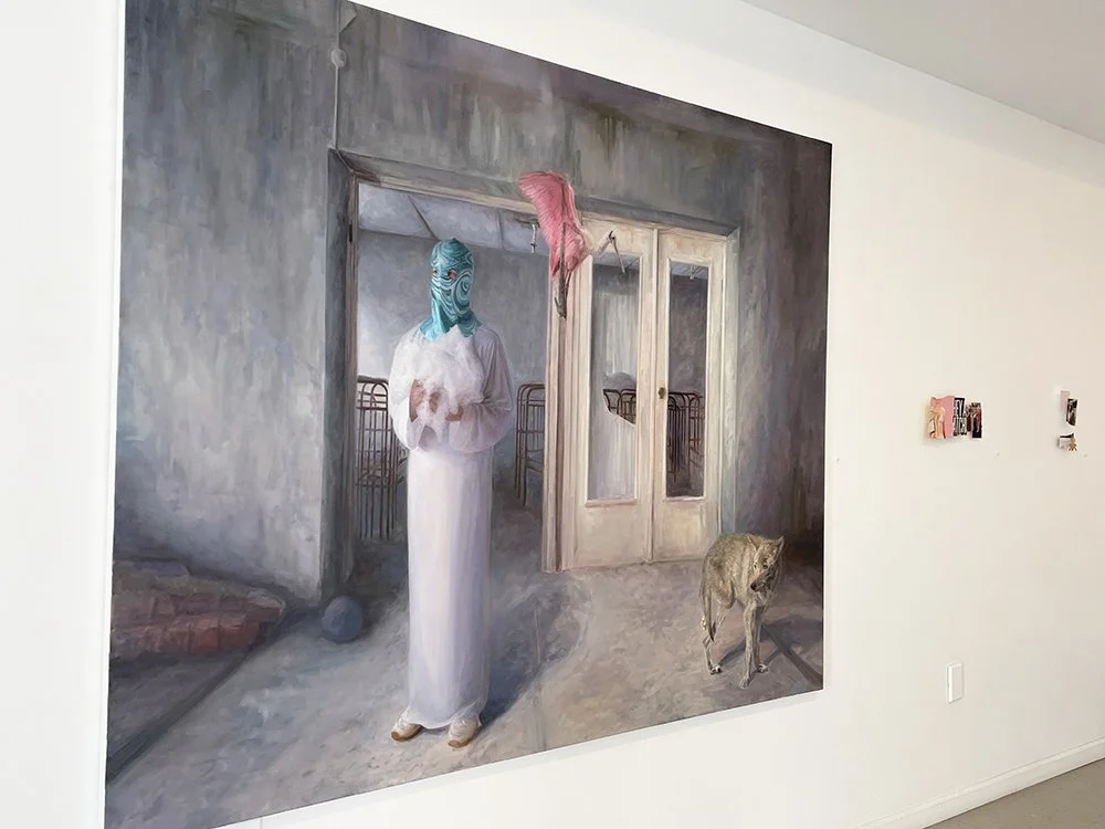 Force of Nature at GearBox Gallery, Avery, Outside In, oil on canvas, 72 x 90