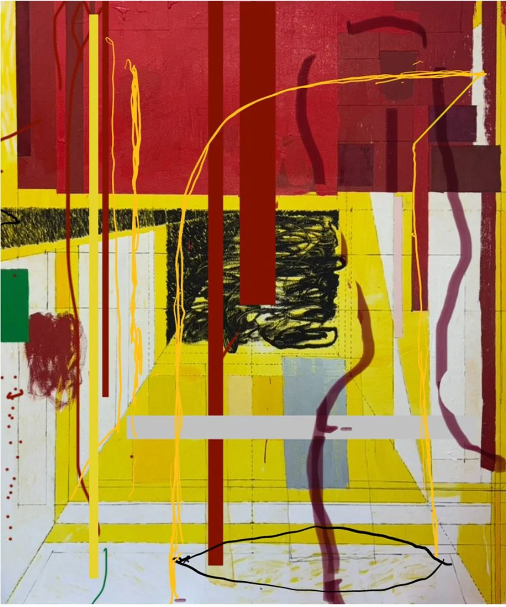 Javier Arizmendi-Kalb, Horizon, 72" x 60"