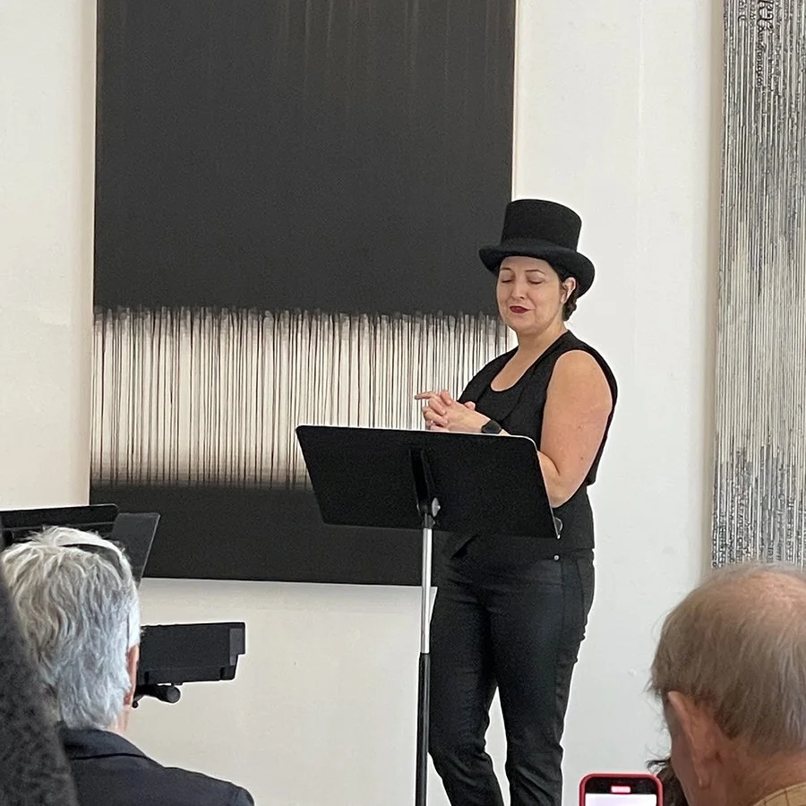 Style Week Opera Performance during The Shape of Line at GearBox Gallery