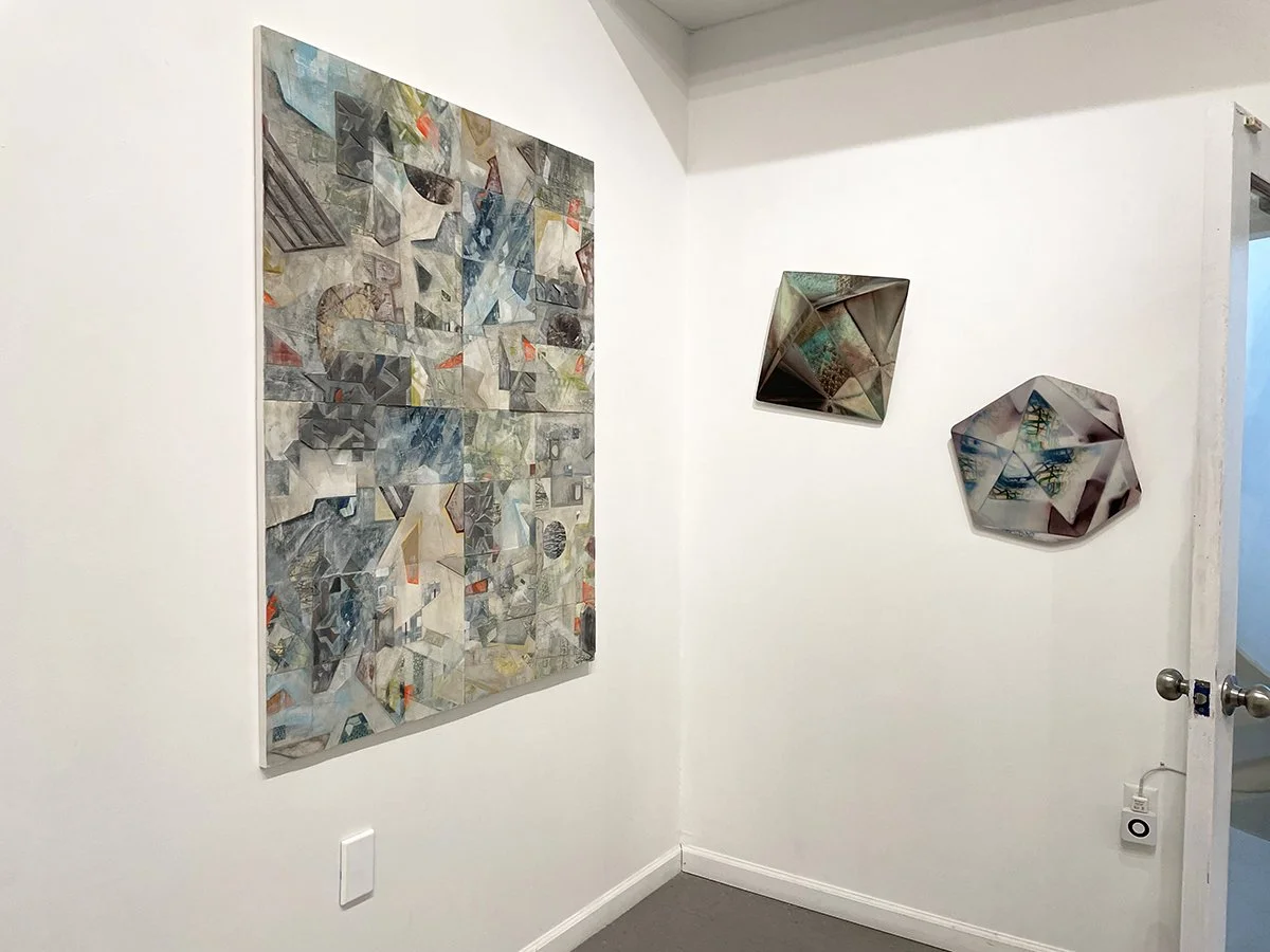Fields of Vision at Gearbox Gallery, work by Sandra Kelch and Laurence Elias