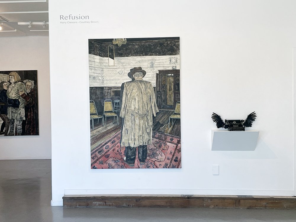 Refusion at Gearbox Gallery, Harry Clewans' Actor and  Corona by Courtney Brown
