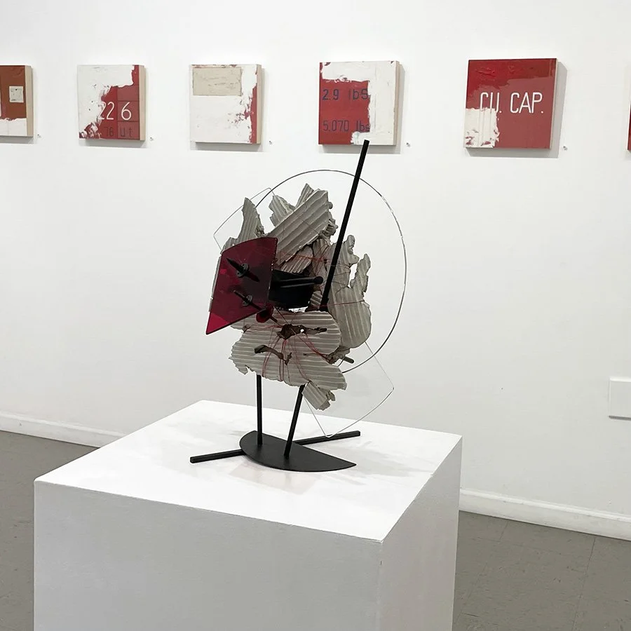 Sculpture by Danny Rosales, paintings by Jules Campbell