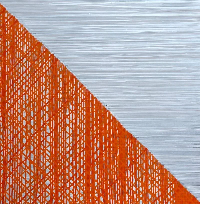 Rachel Major, "Bridge and Sky" 30" x 30"