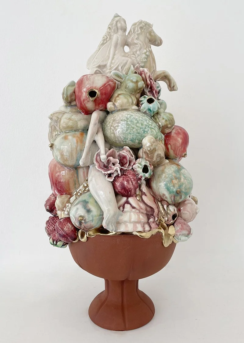 Shenny Cruces, Stack 2, 2021, 19"h x 10"w x 10"d