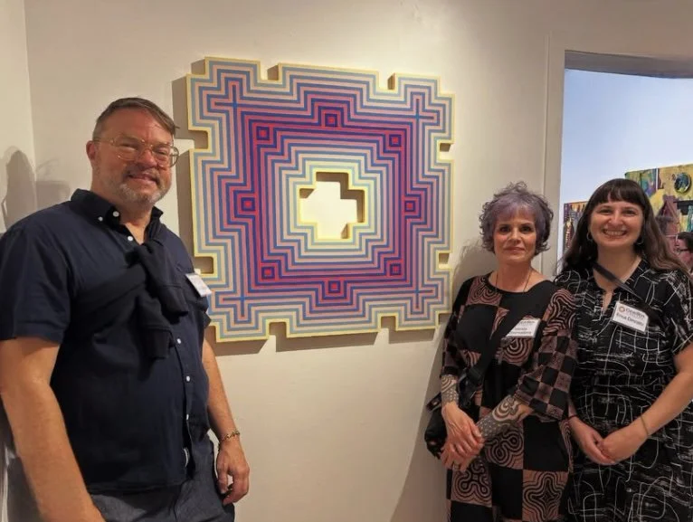 Abstraction Now! juried by Auriel Garza. Work by Vibrata Chromodoris