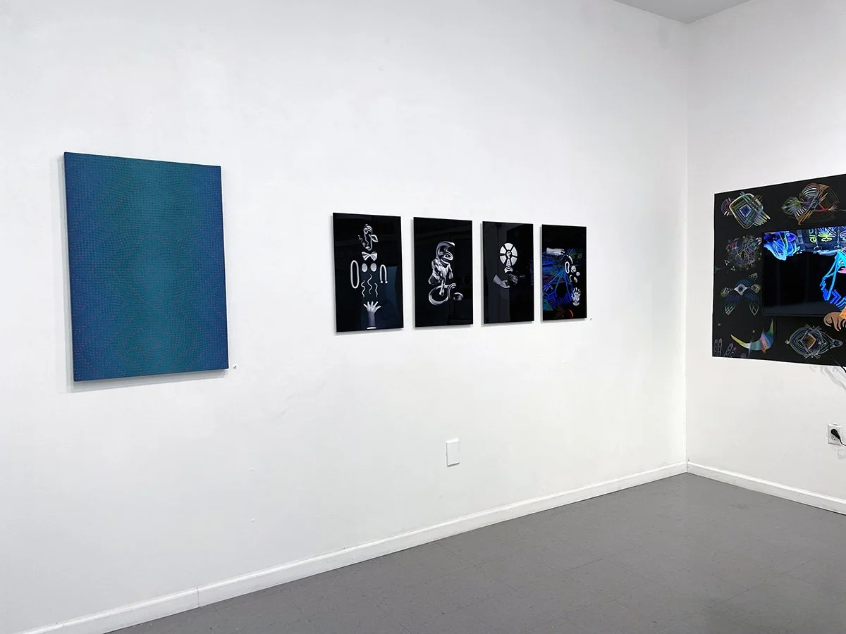 Cosmic Hypnotic, work by Alexis Arnold, Brynda Glazier and Judit Navratil