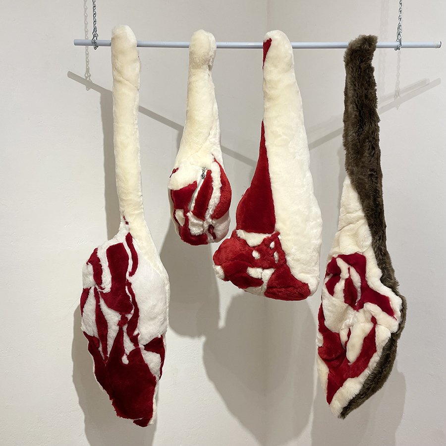 Rachel Major, Hanging Meat 1-4